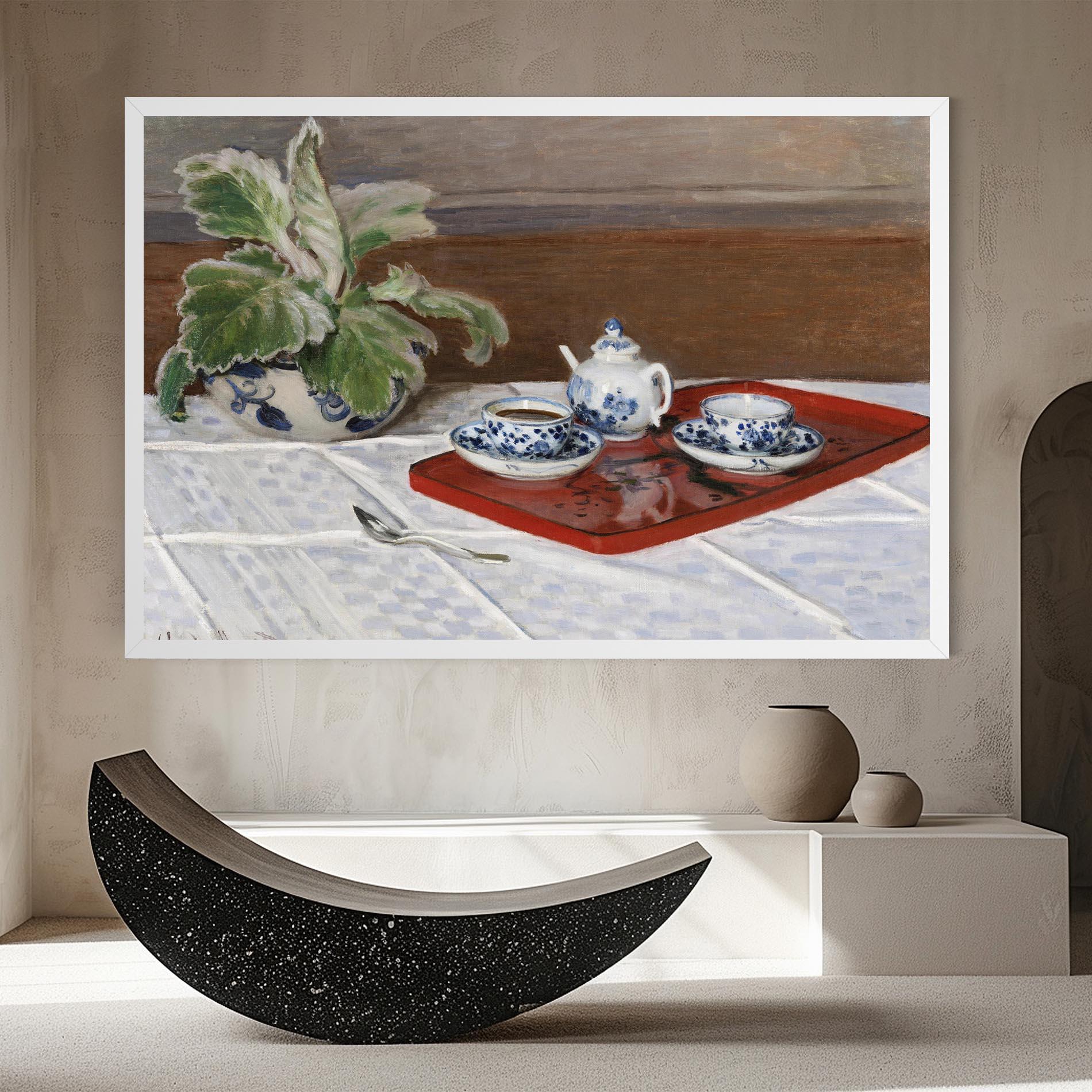 Leinwandbild Tea Service mockup 8