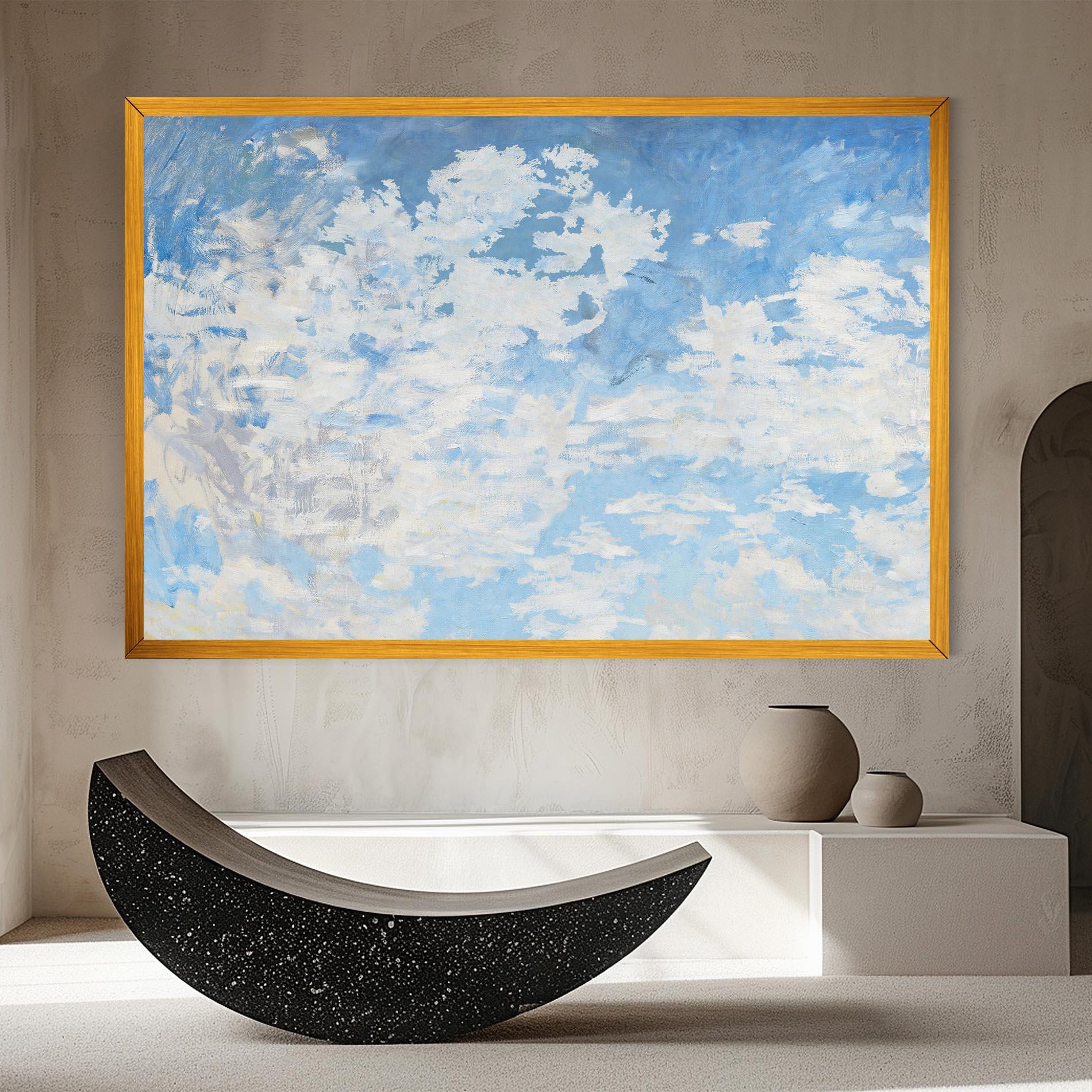 Leinwandbild Clouds Monet mockup 8