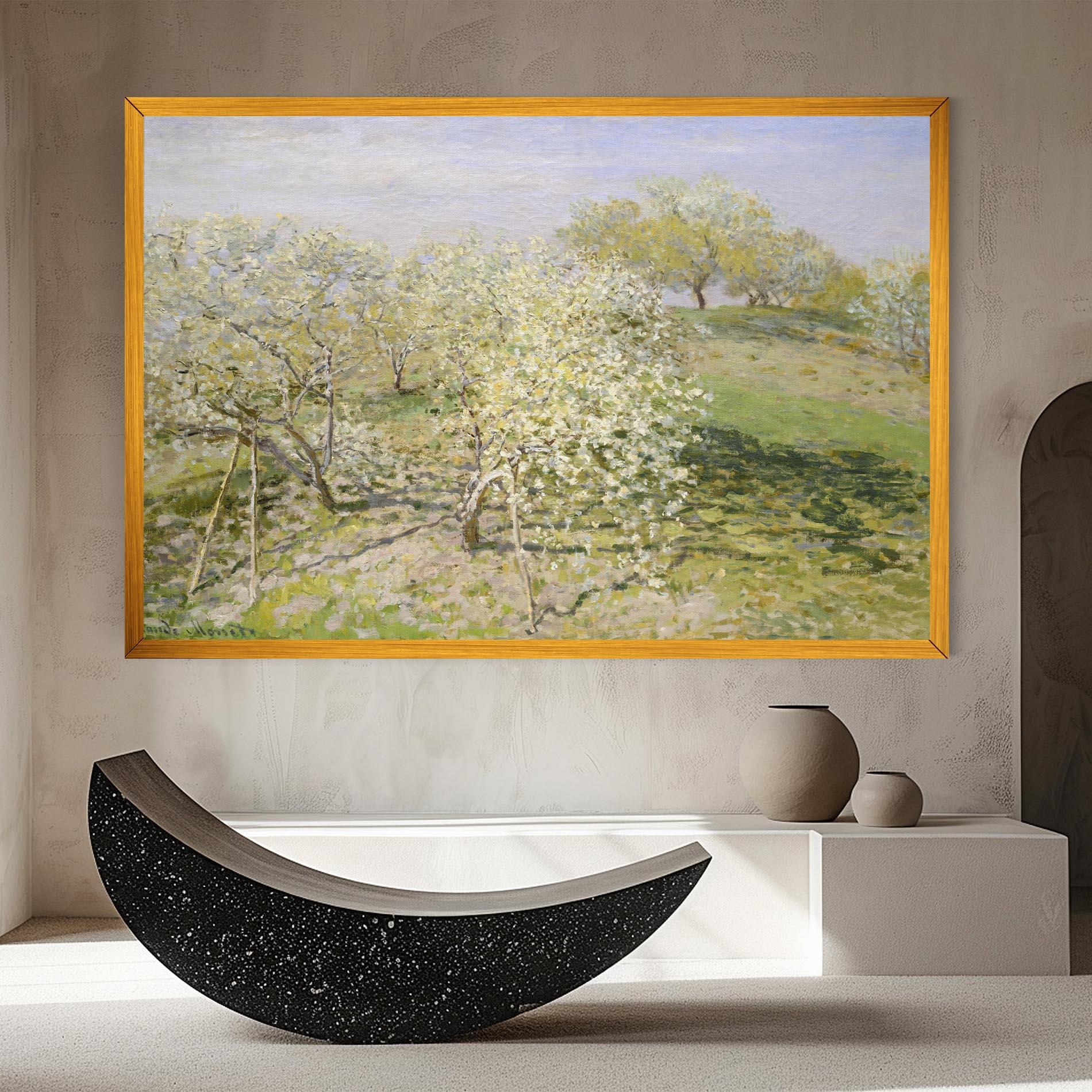 Leinwandbild Fruit Trees In Bloom mockup 8