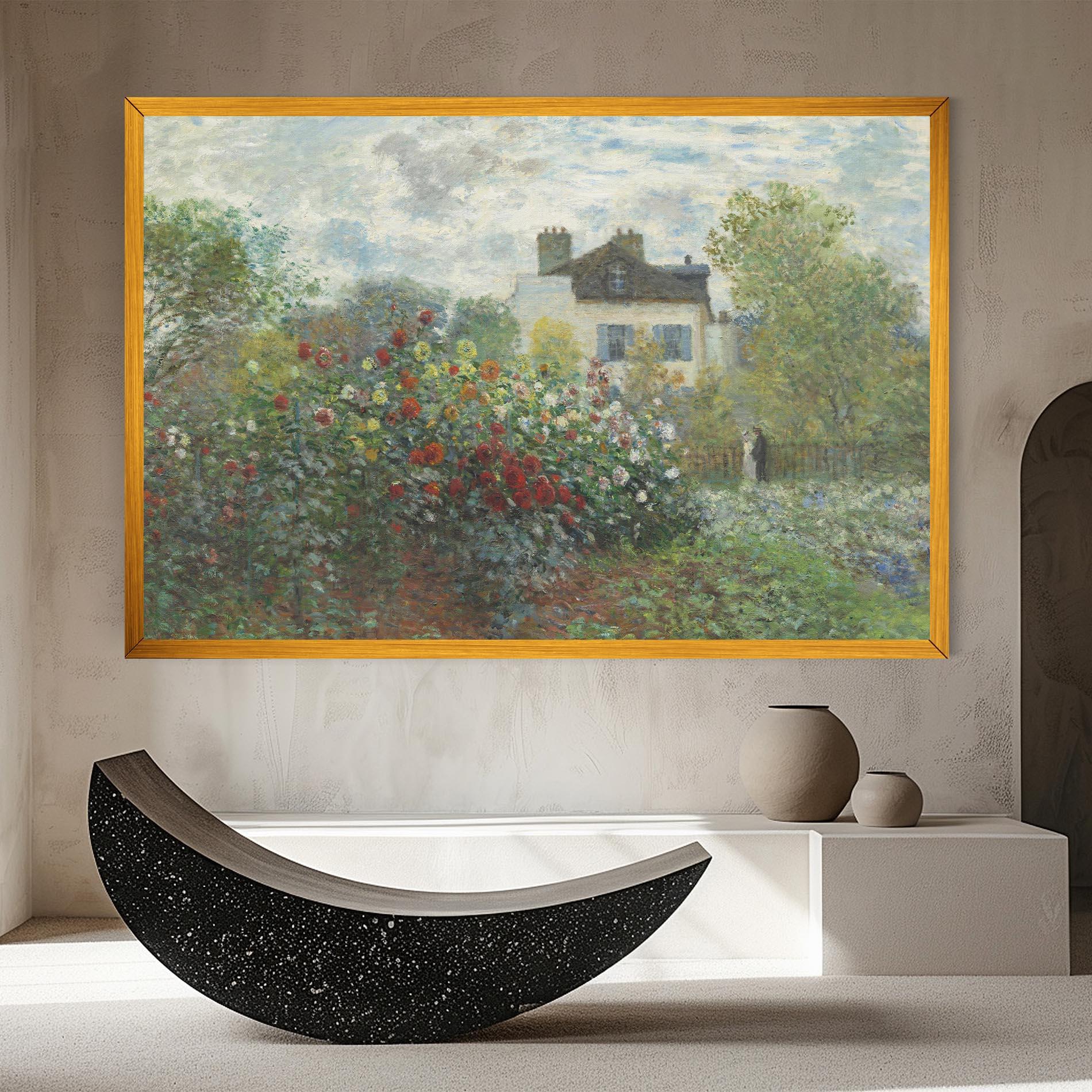 Leinwandbild Garden In Argenteuilt mockup 8