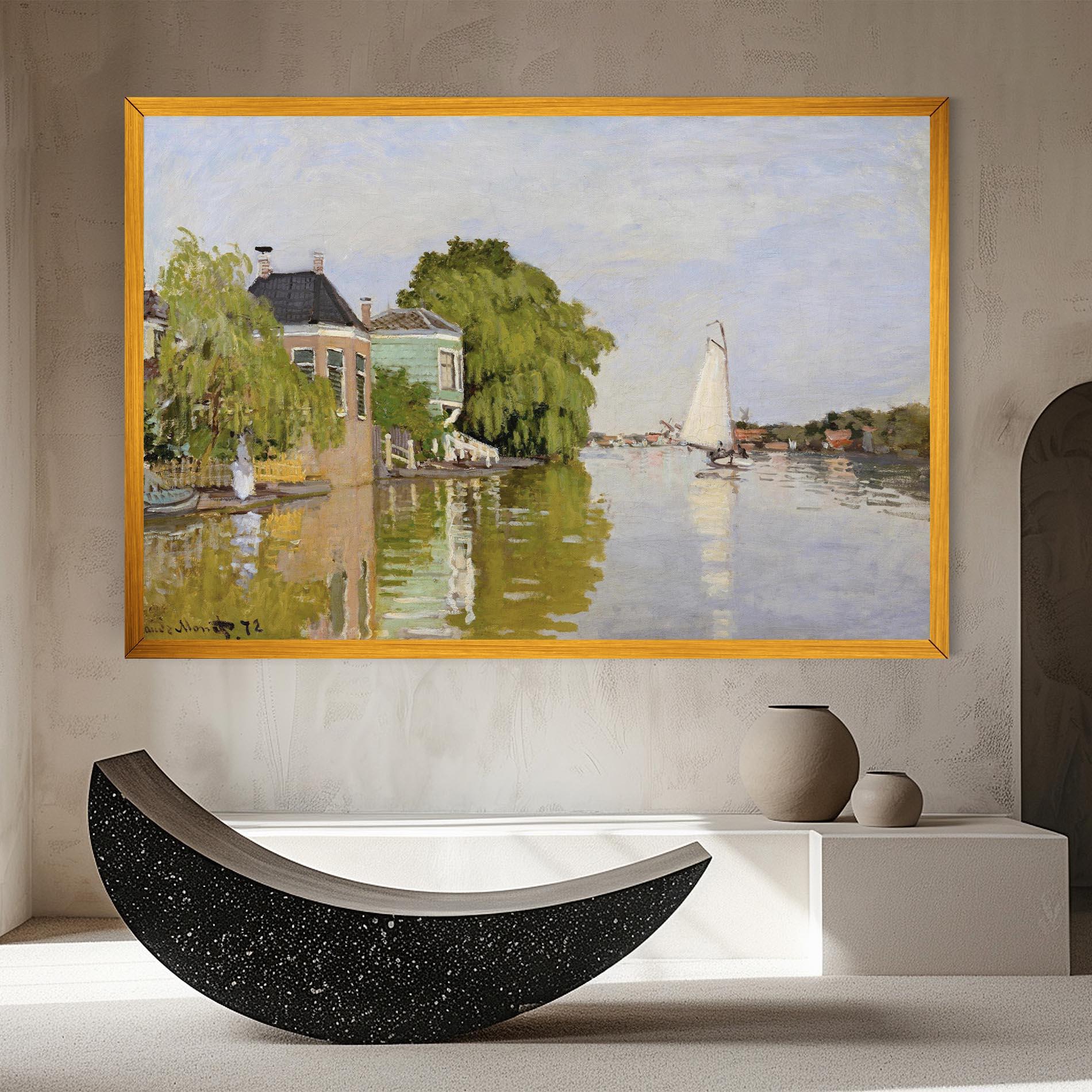 Leinwandbild Houses On The Achterzaan mockup 8