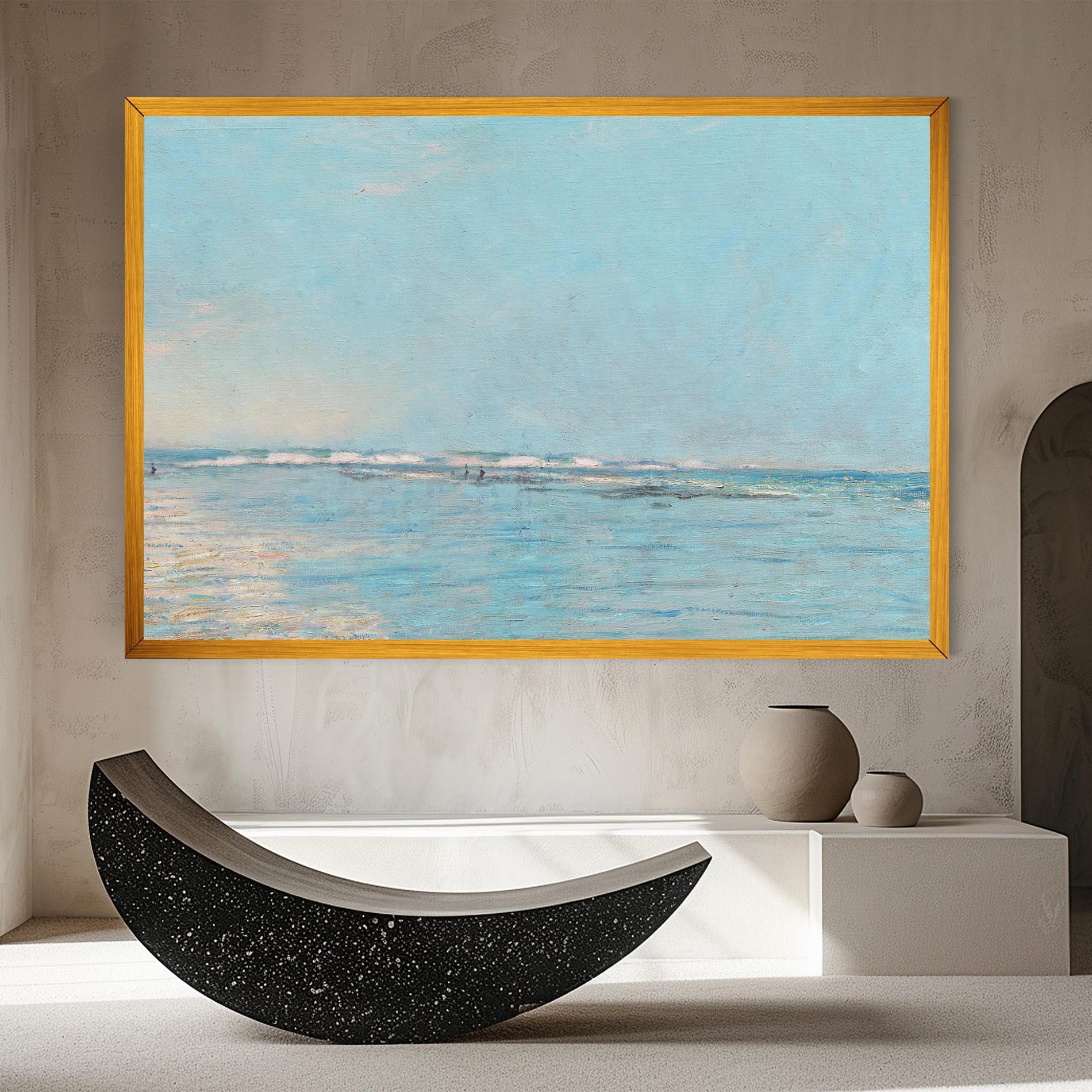 Leinwandbild Monet's Beach mockup 8