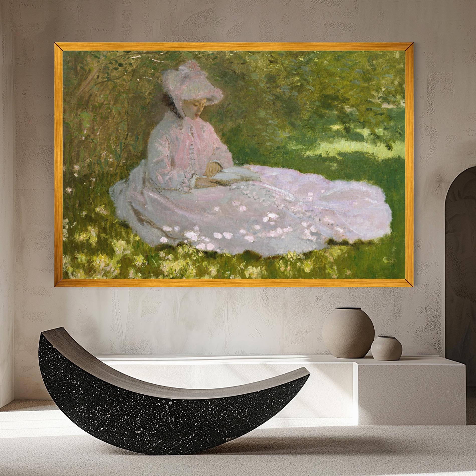 Leinwandbild Springtime mockup 8