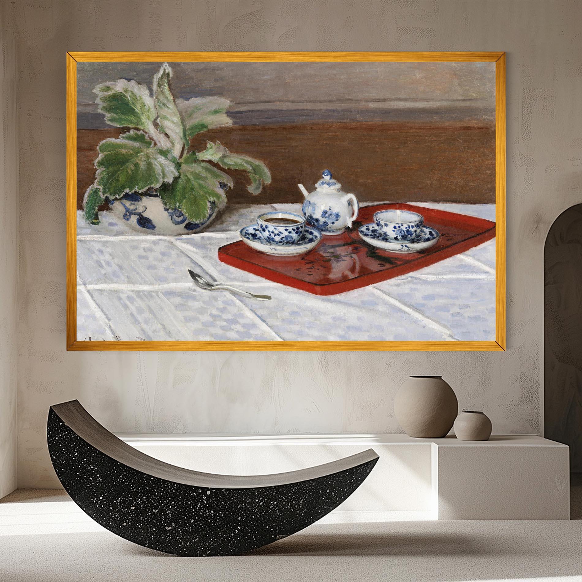 Leinwandbild Tea Service mockup 8