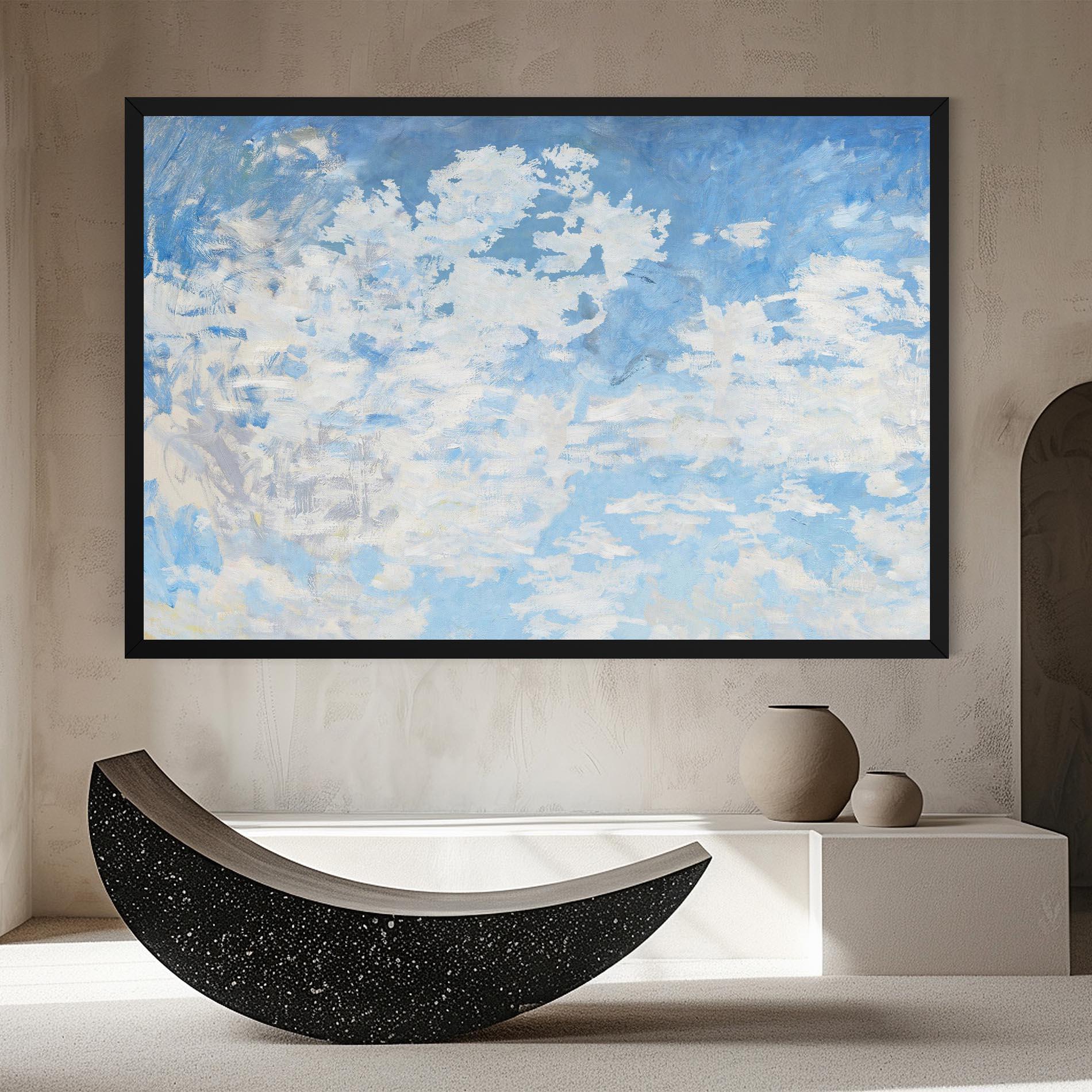 Leinwandbild Clouds Monet mockup 8
