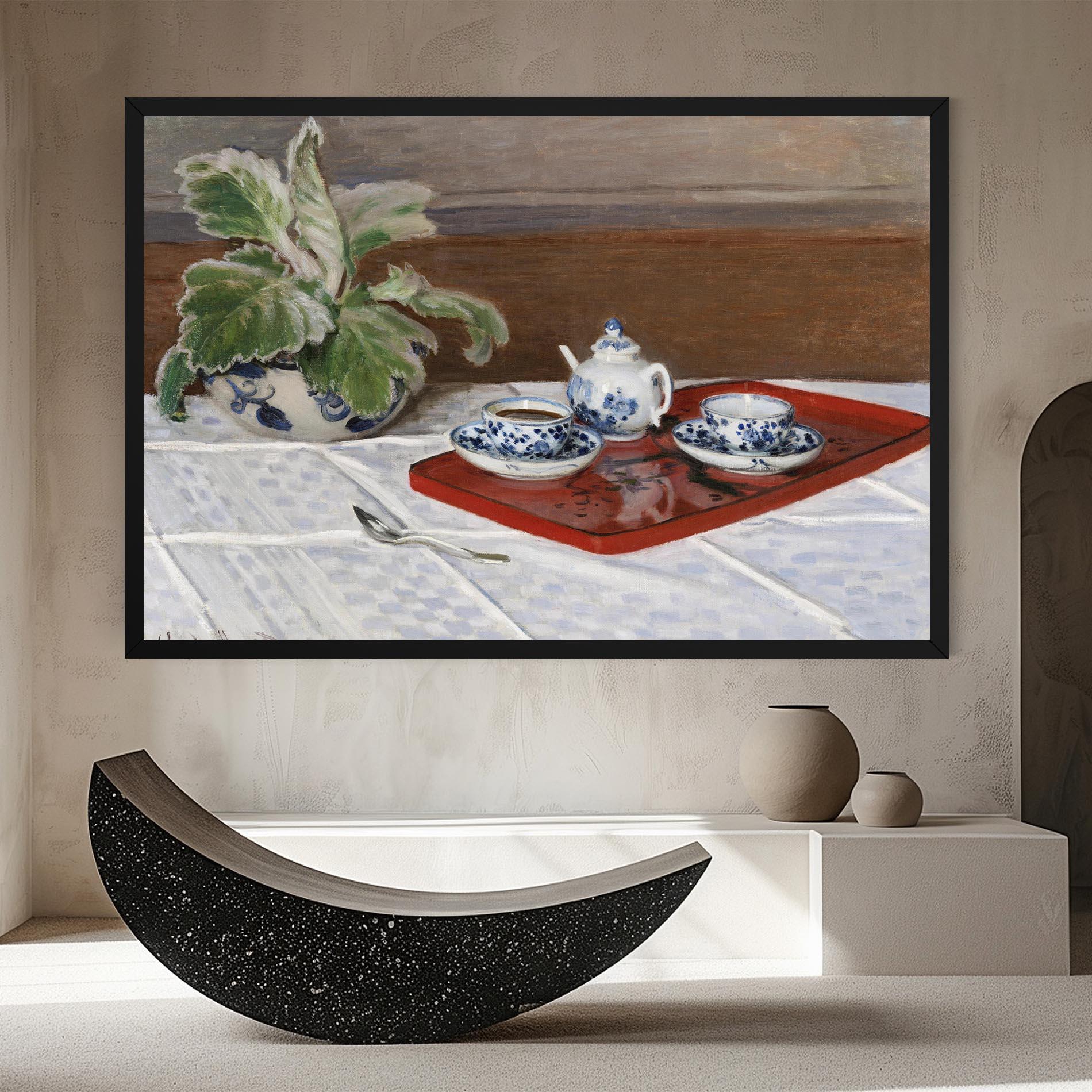 Leinwandbild Tea Service mockup 8