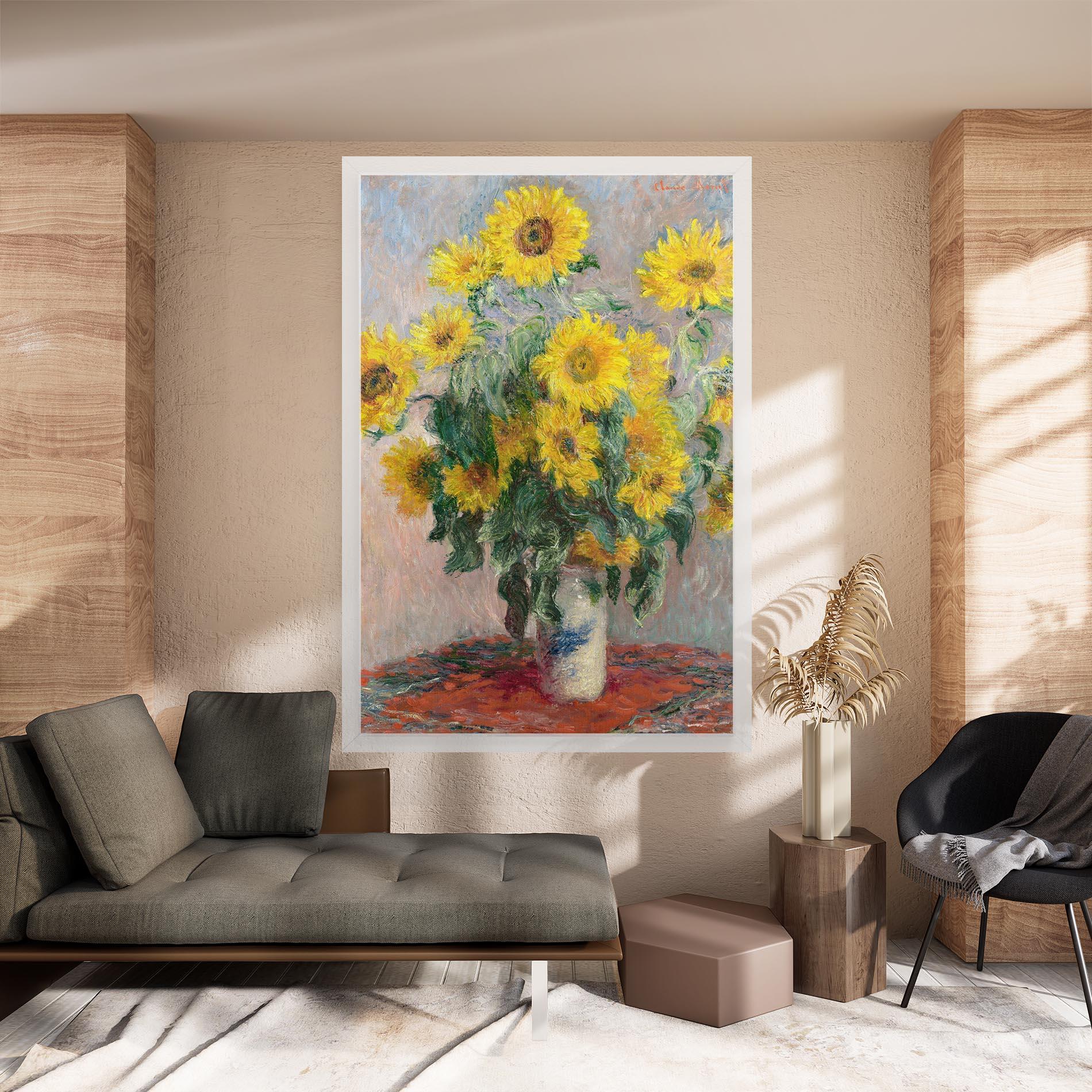 Leinwandbild Bouquet Of Sunflowers 1881 mockup 8