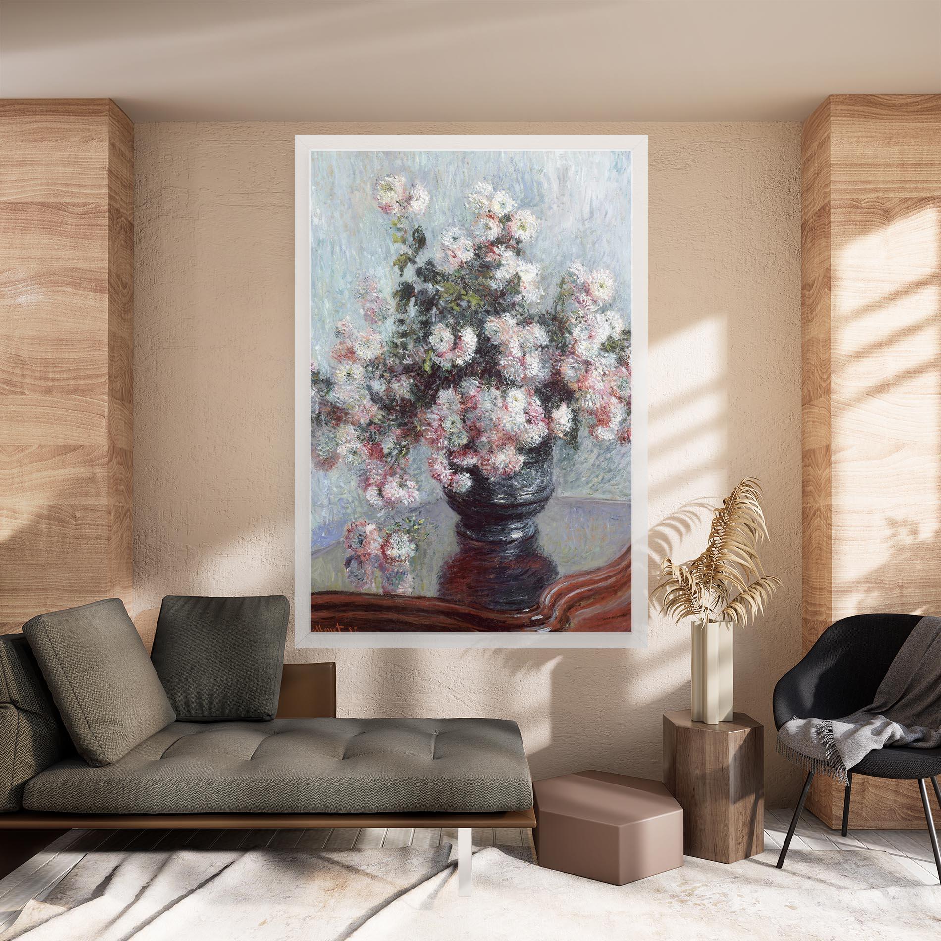 Leinwandbild Chrysanthemums mockup 8