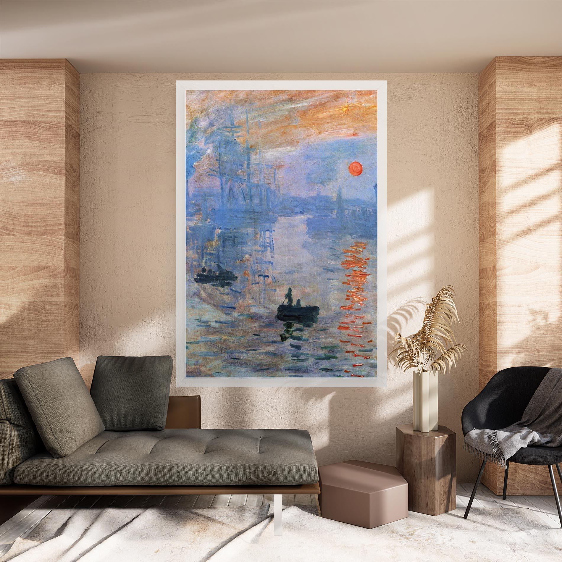 Leinwandbild Sunrise Painting mockup 8