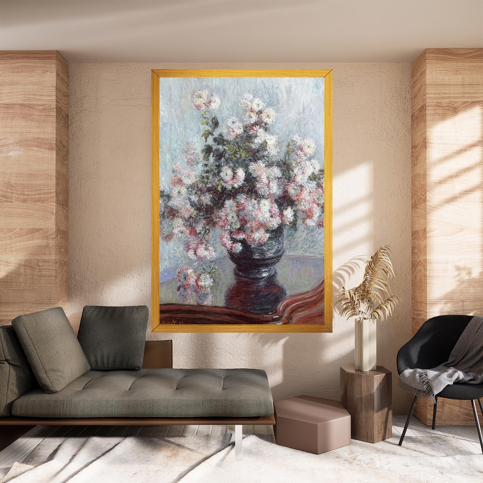 Leinwandbild Chrysanthemums mockup 8