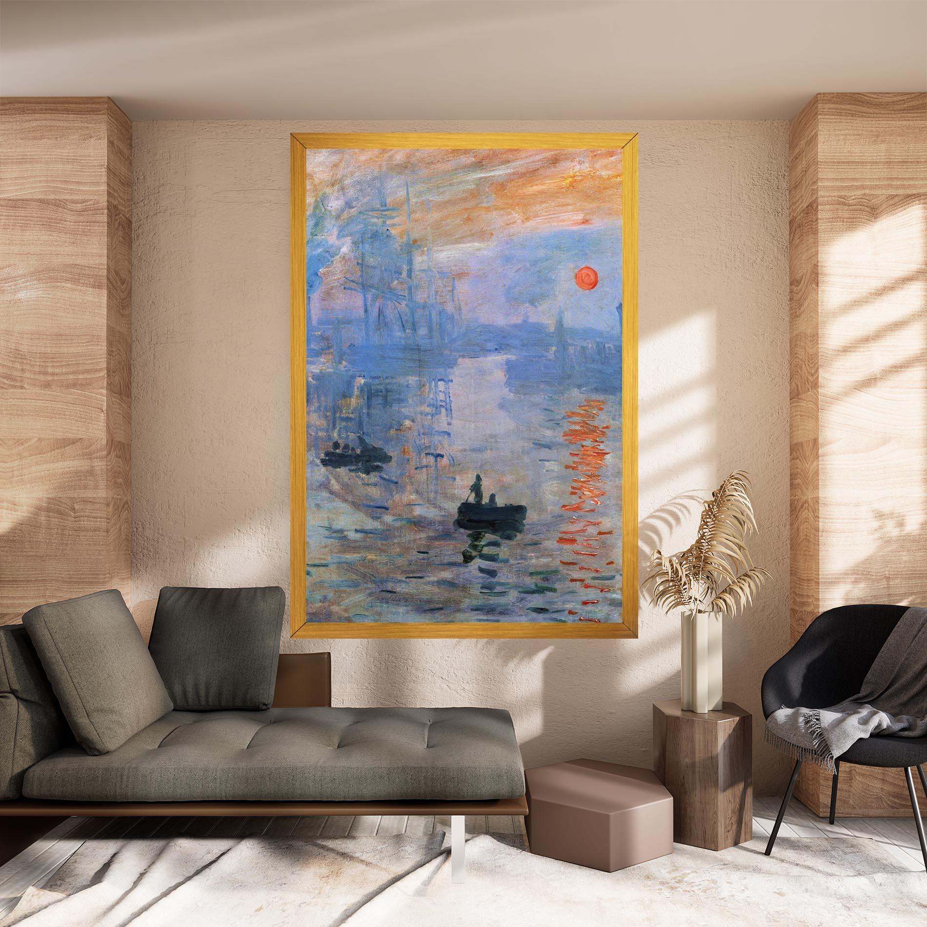 Leinwandbild Sunrise Painting mockup 8
