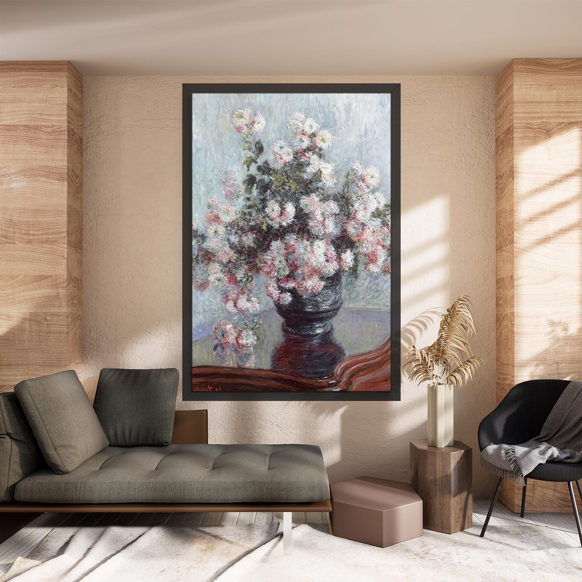 Leinwandbild Chrysanthemums mockup 8