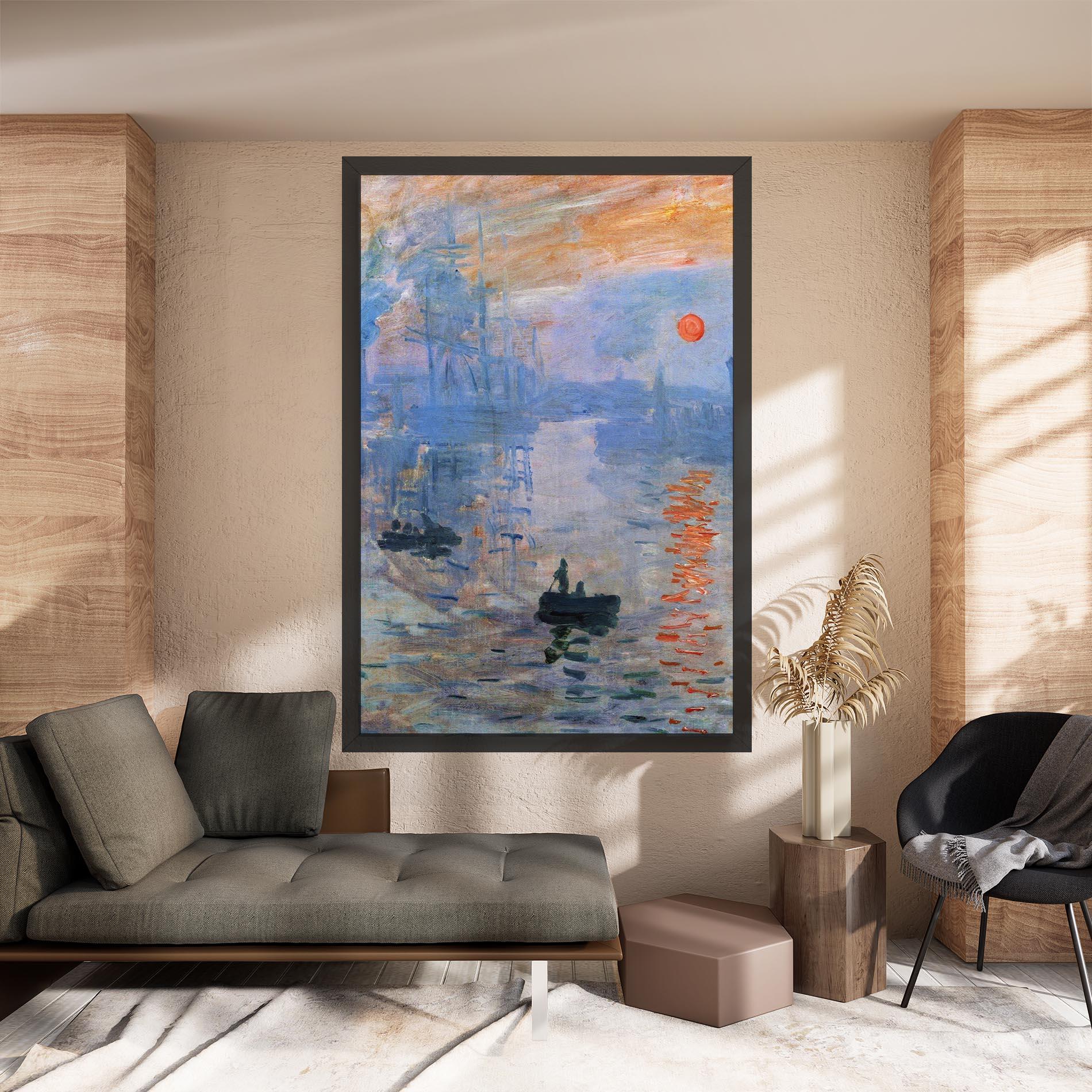 Leinwandbild Sunrise Painting mockup 8