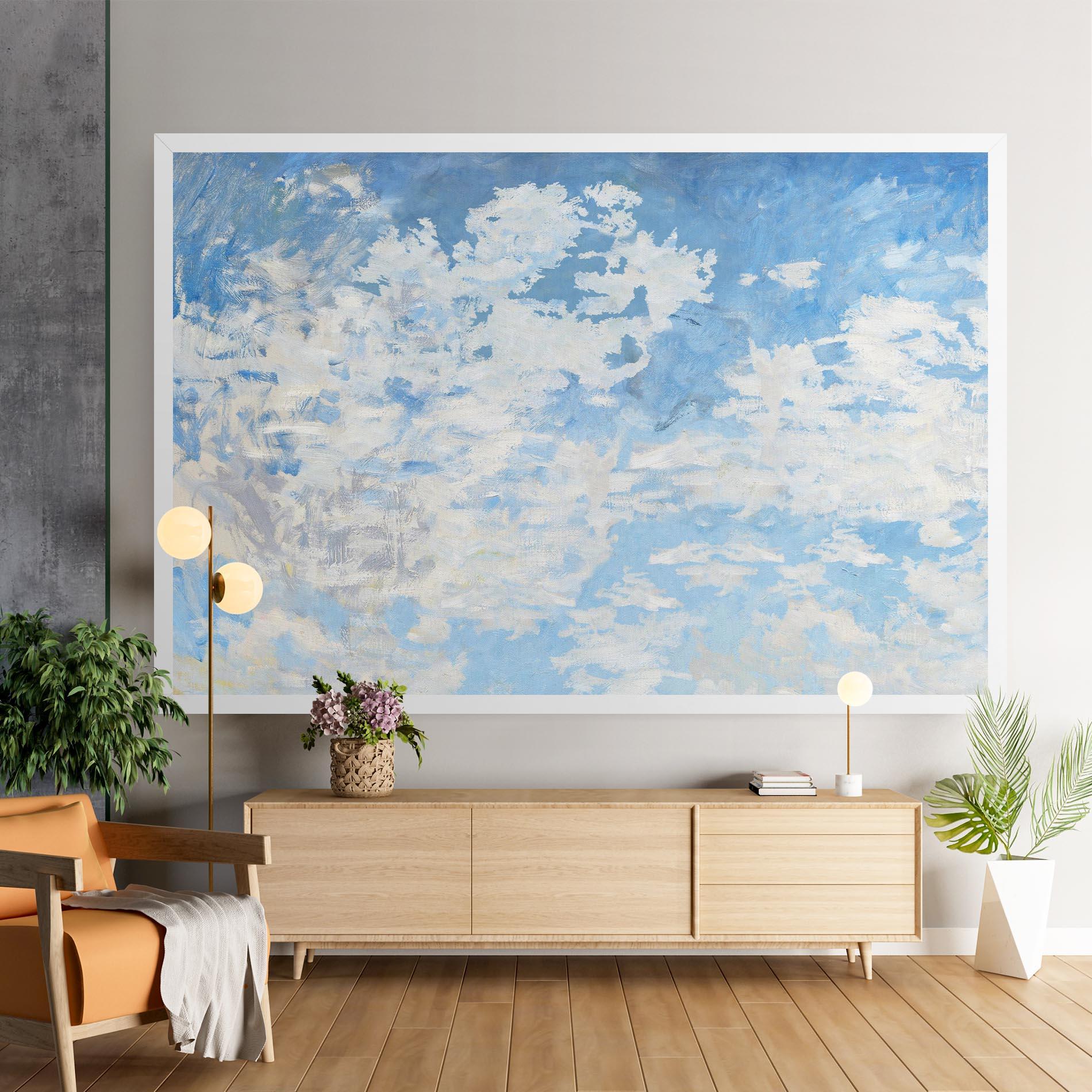 Leinwandbild Clouds Monet mockup 9