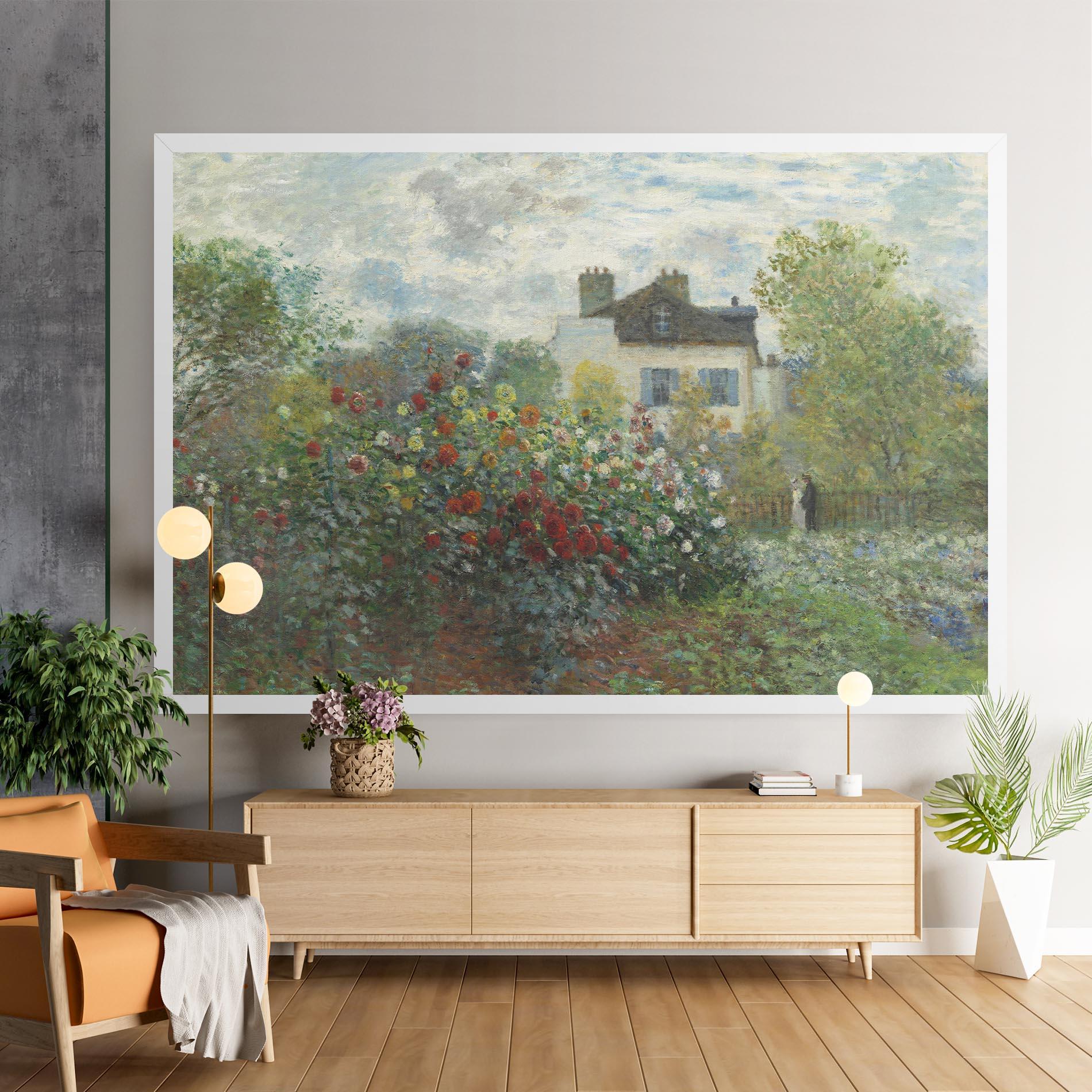 Leinwandbild Garden In Argenteuilt mockup 9