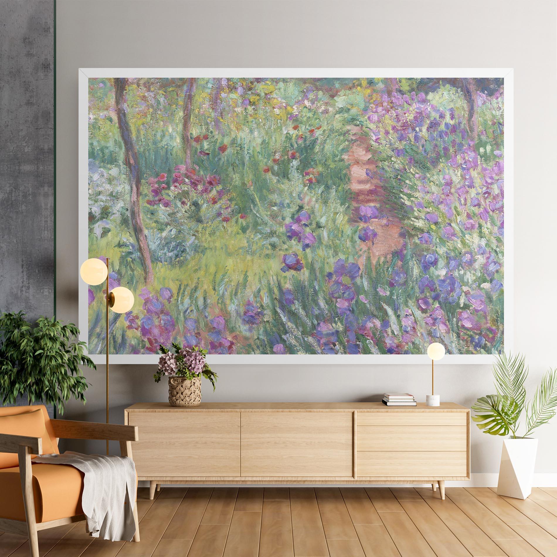 Leinwandbild Garden In Giverny mockup 9