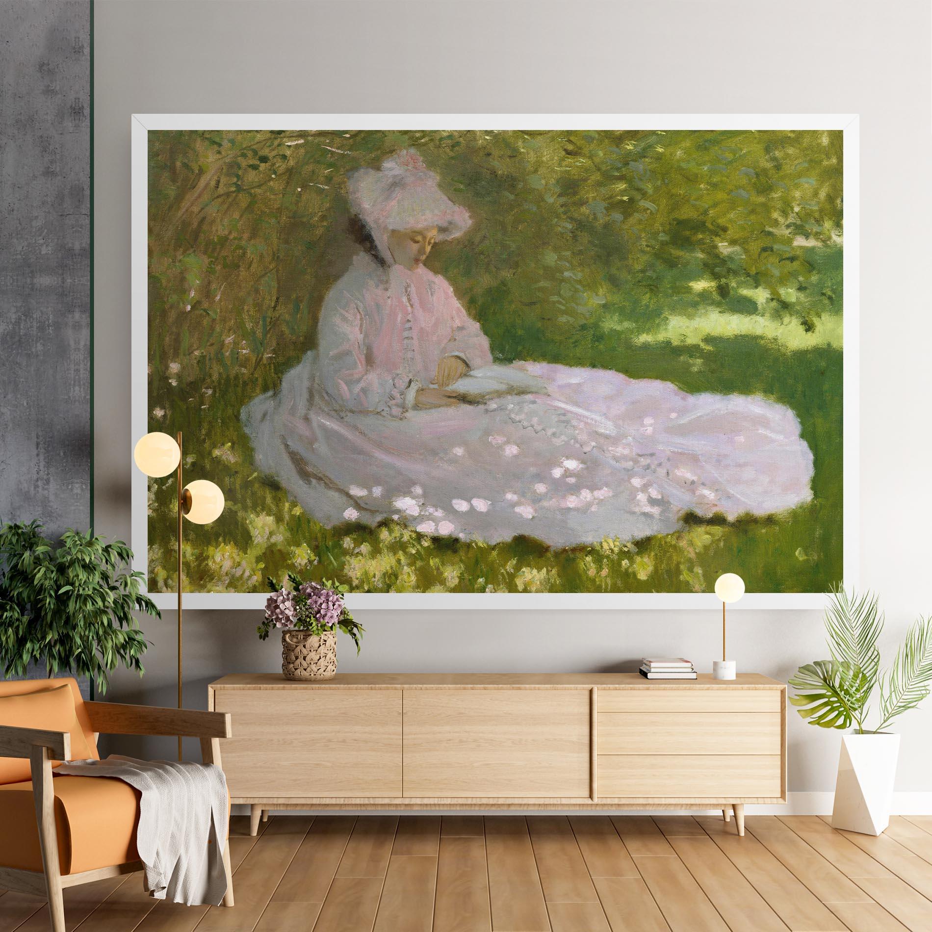 Leinwandbild Springtime mockup 9