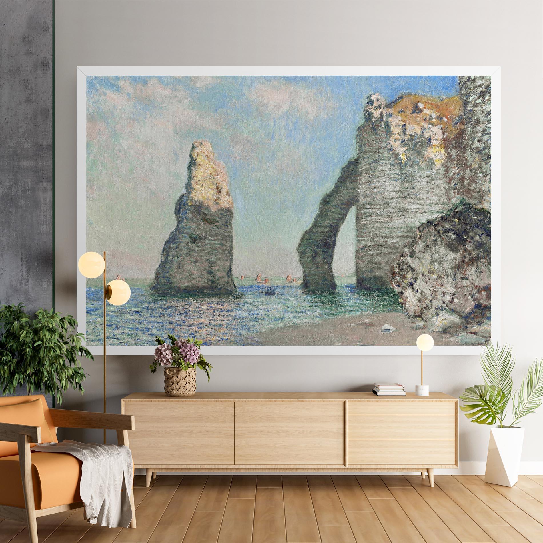 Leinwandbild The Cliffs At Etretat mockup 9