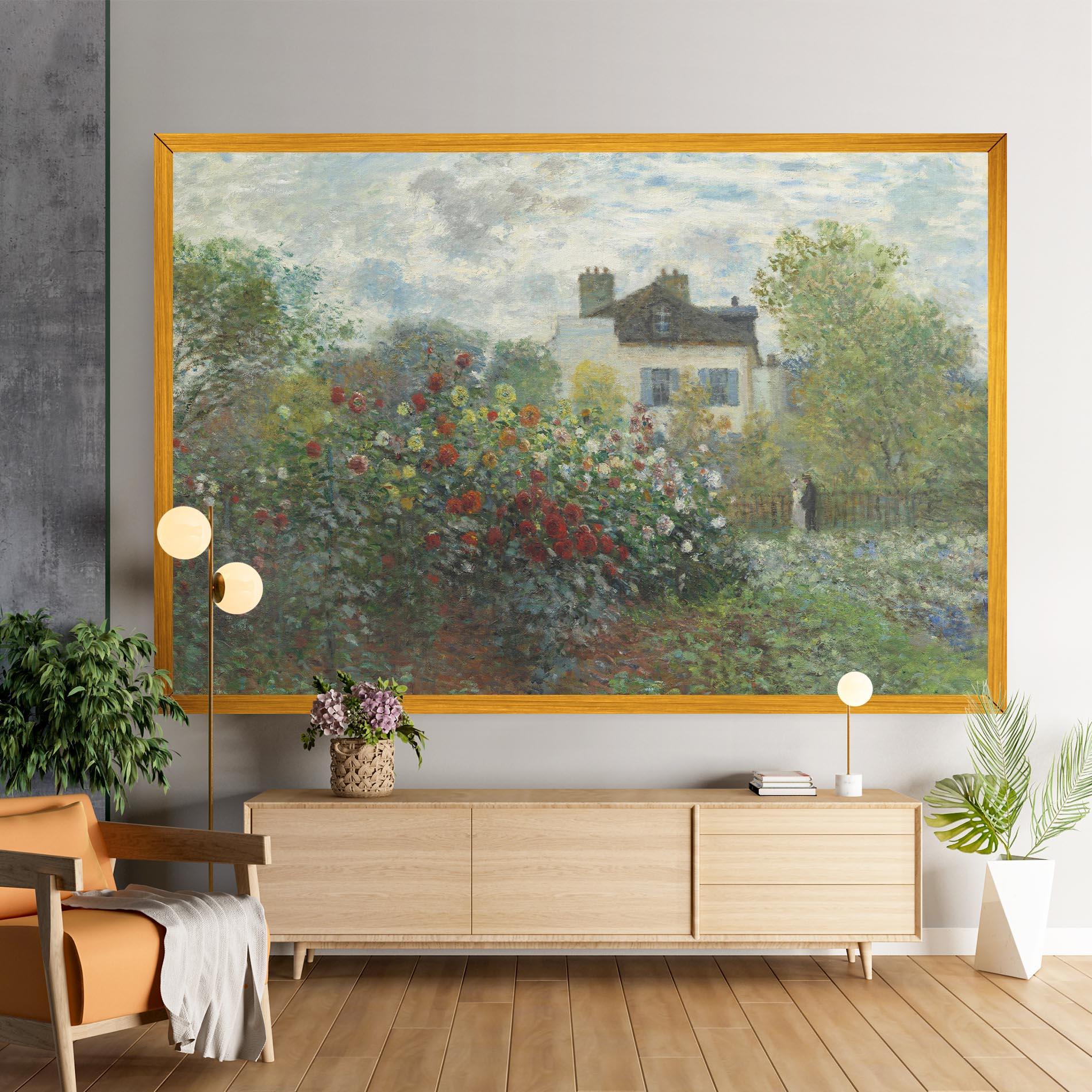 Leinwandbild Garden In Argenteuilt mockup 9