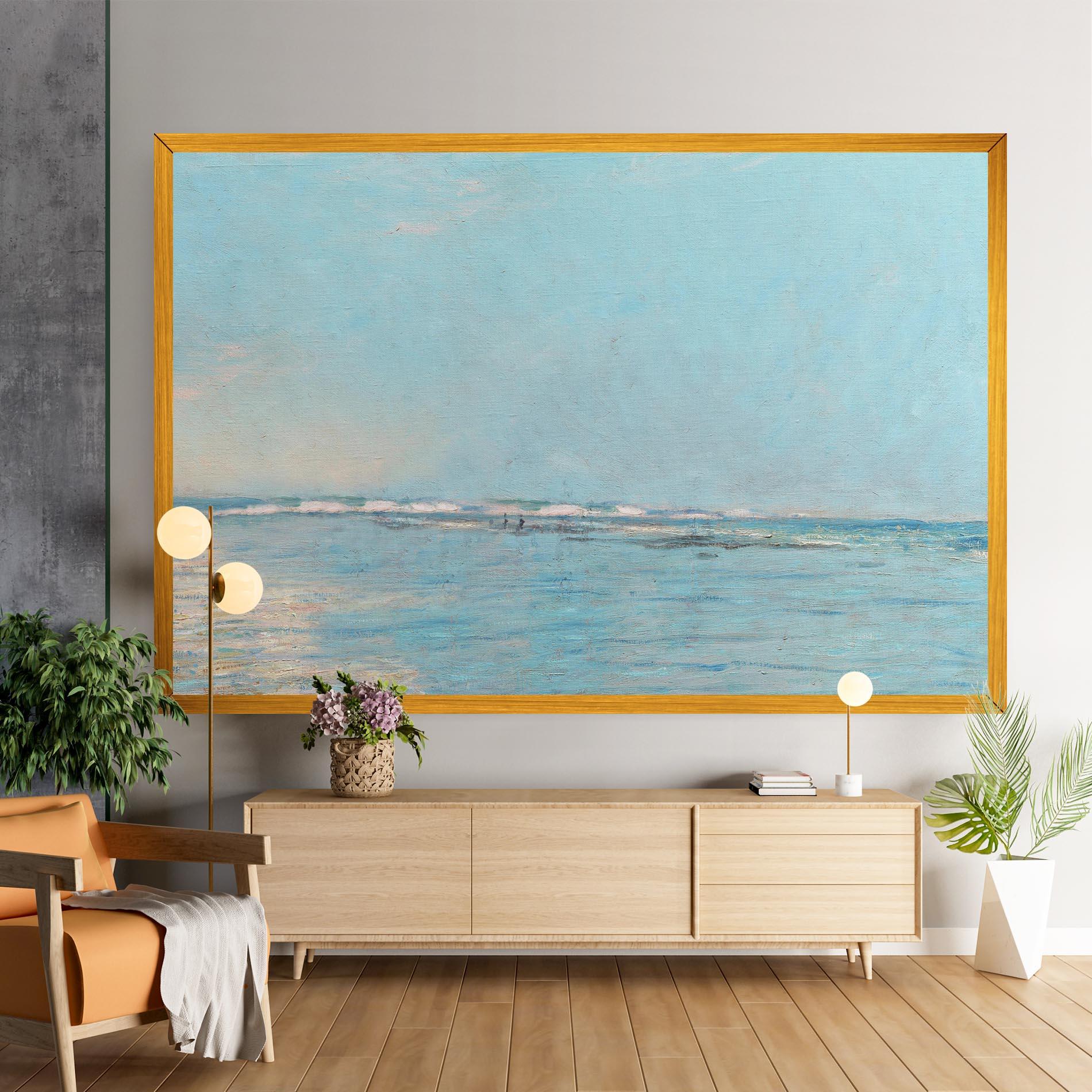 Leinwandbild Monet's Beach mockup 9