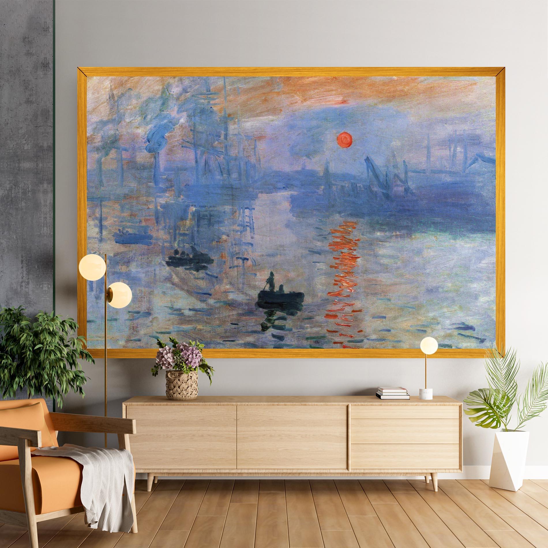 Leinwandbild Monet Impressionist mockup 9