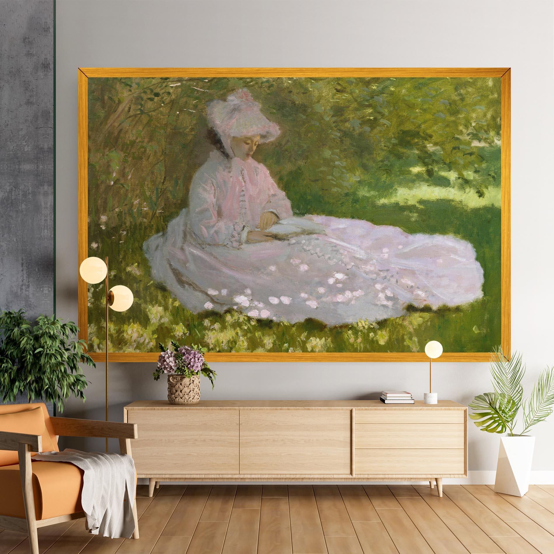 Leinwandbild Springtime mockup 9