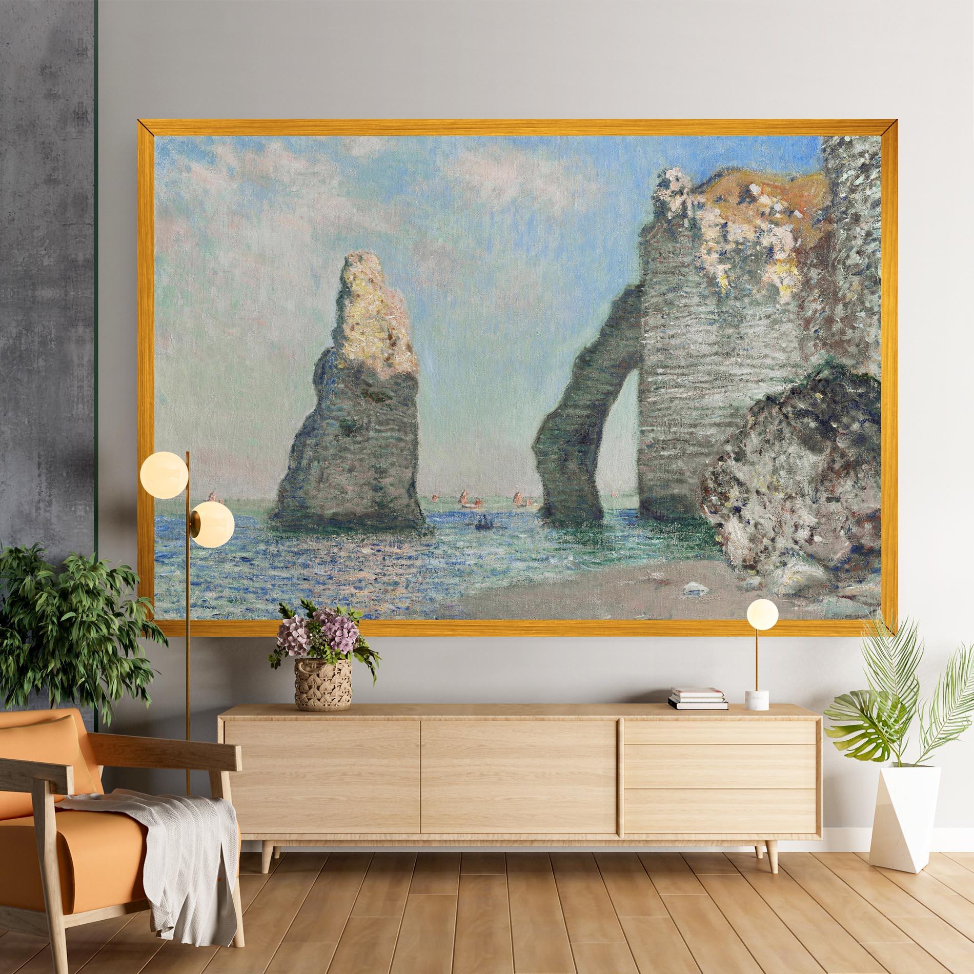 Leinwandbild The Cliffs At Etretat mockup 9