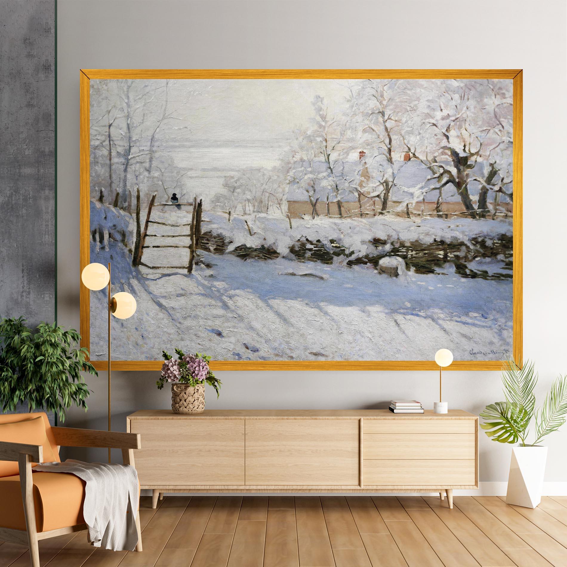 Leinwandbild The Magpie mockup 9