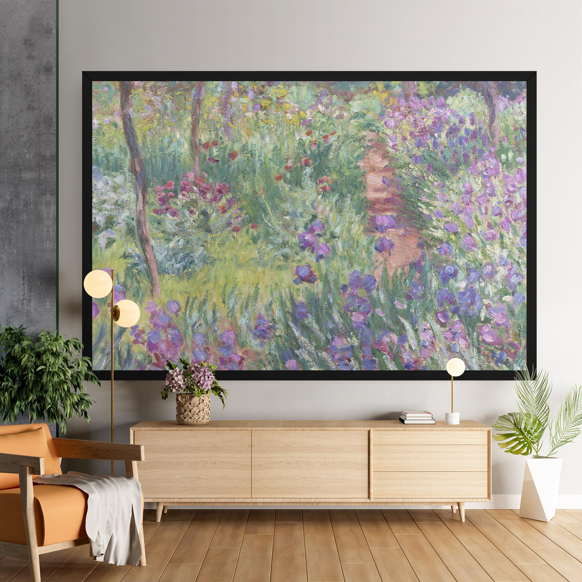 Leinwandbild Garden In Giverny mockup 9