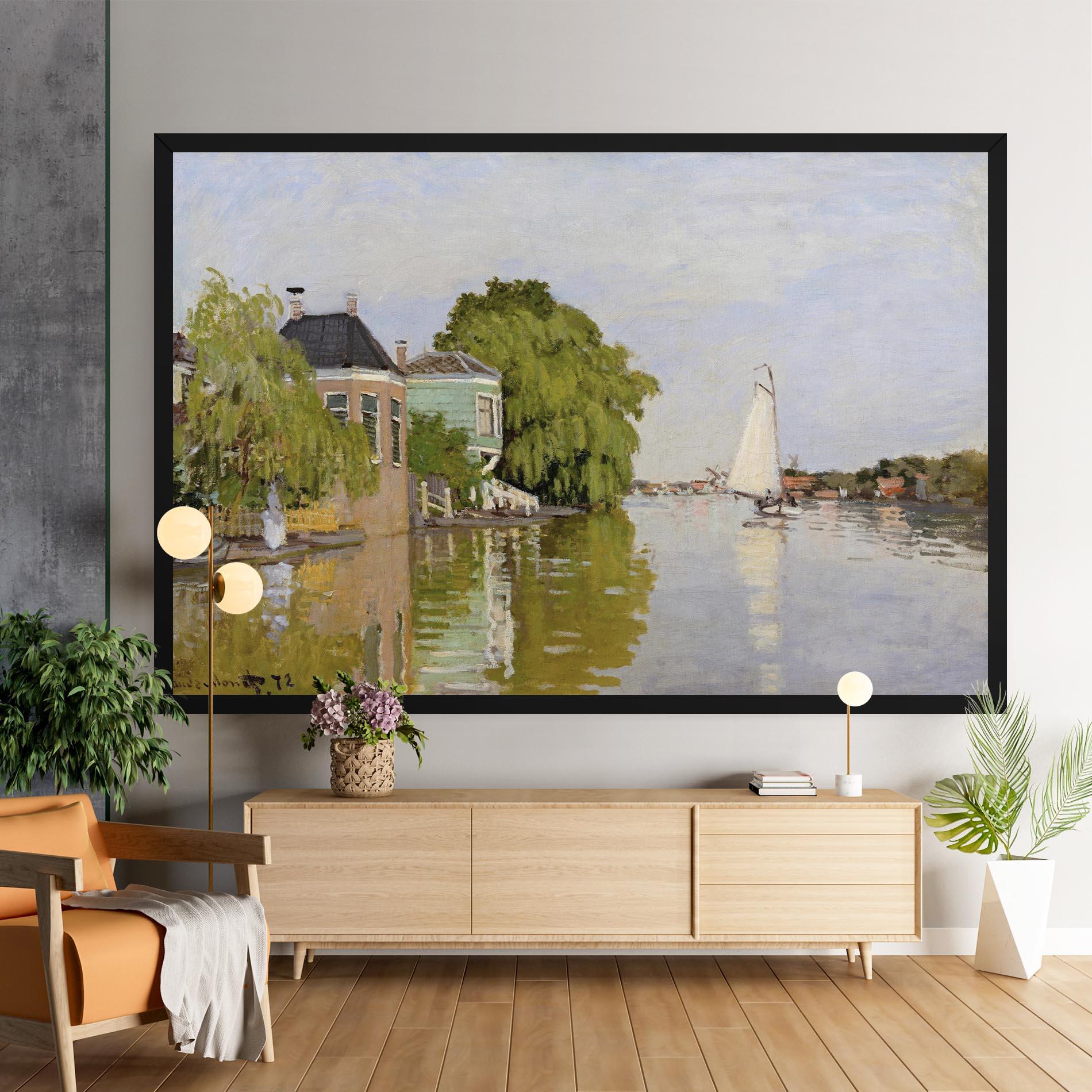 Leinwandbild Houses On The Achterzaan mockup 9