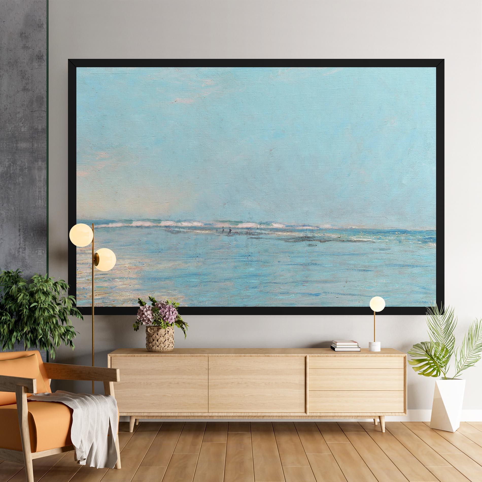 Leinwandbild Monet's Beach mockup 9