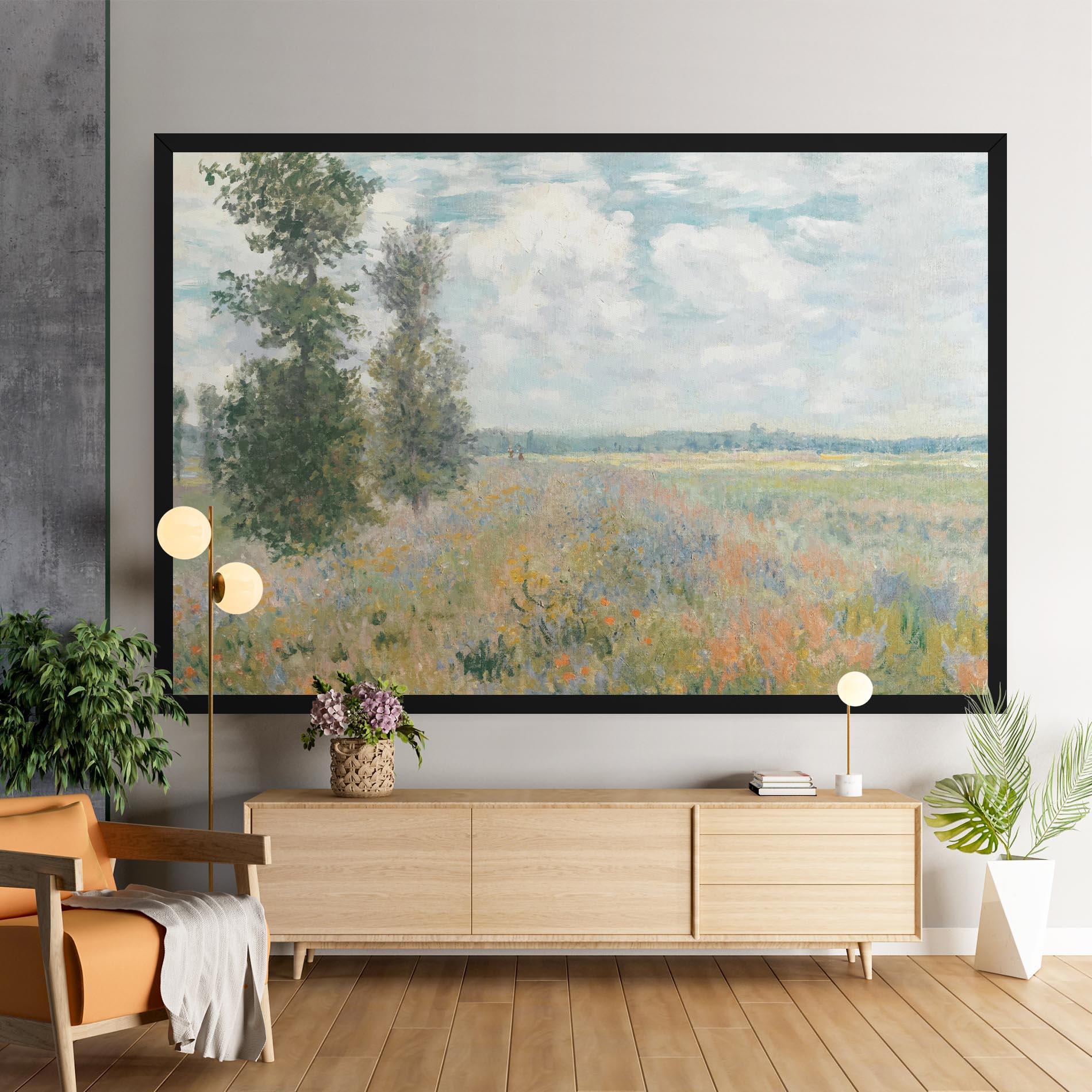 Leinwandbild Monet's Landscape Background mockup 9