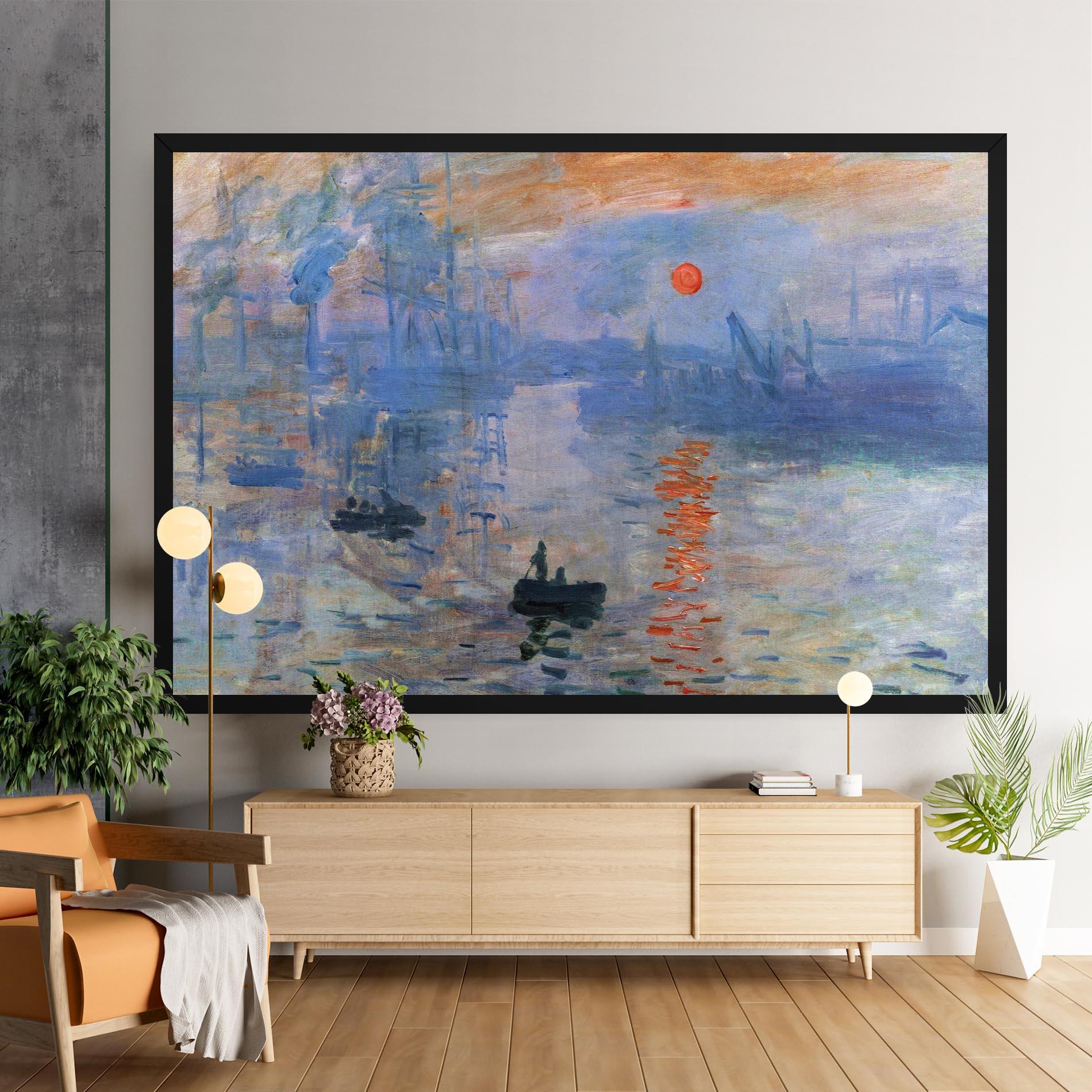 Leinwandbild Monet Impressionist mockup 9