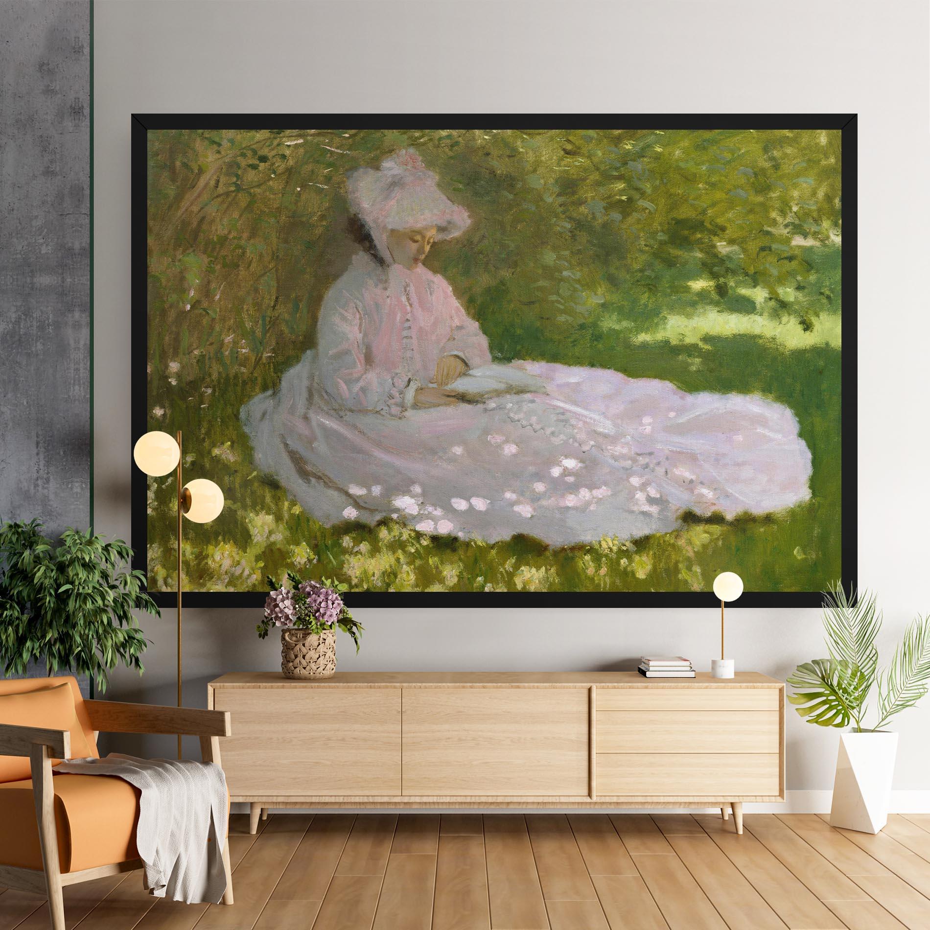 Leinwandbild Springtime mockup 9