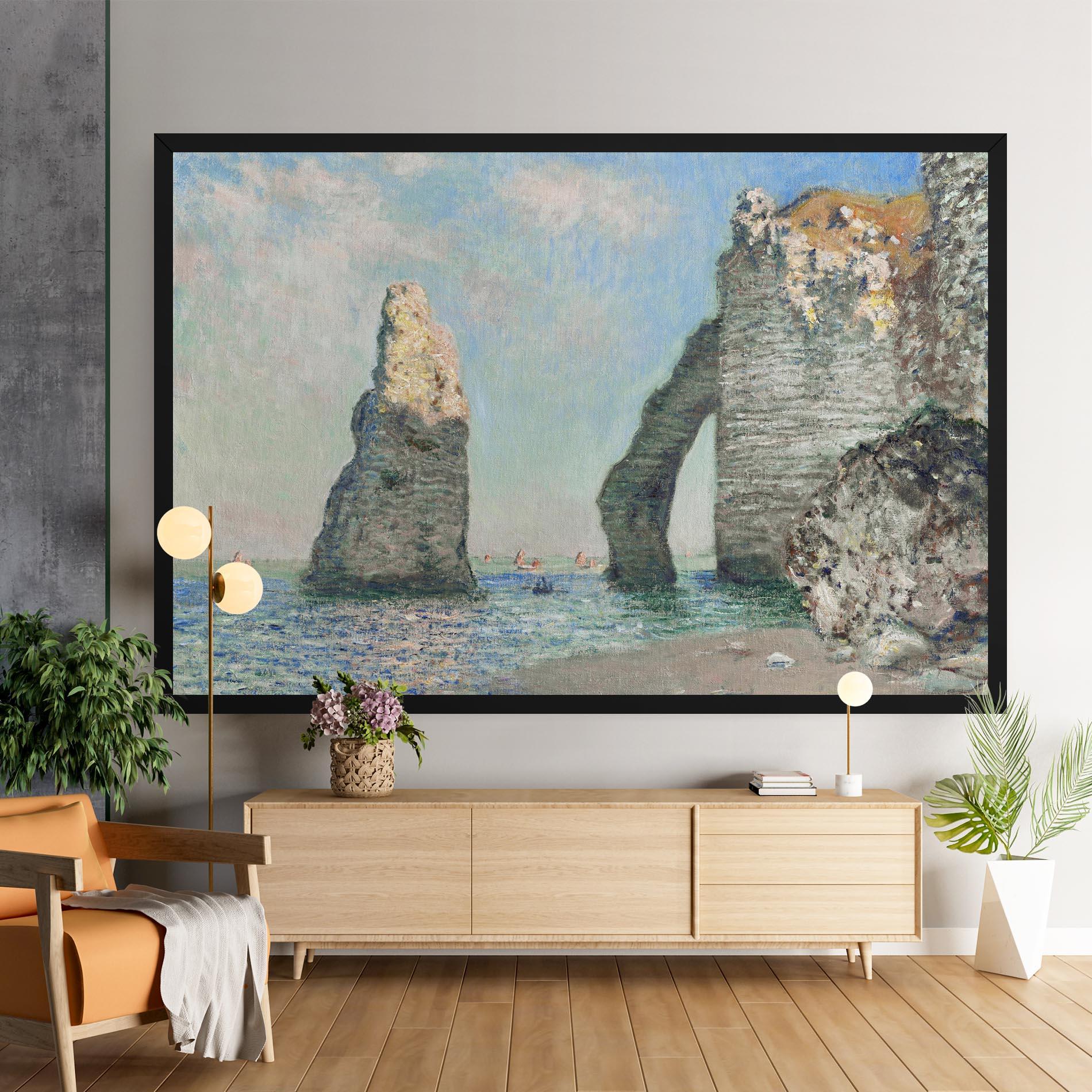 Leinwandbild The Cliffs At Etretat mockup 9