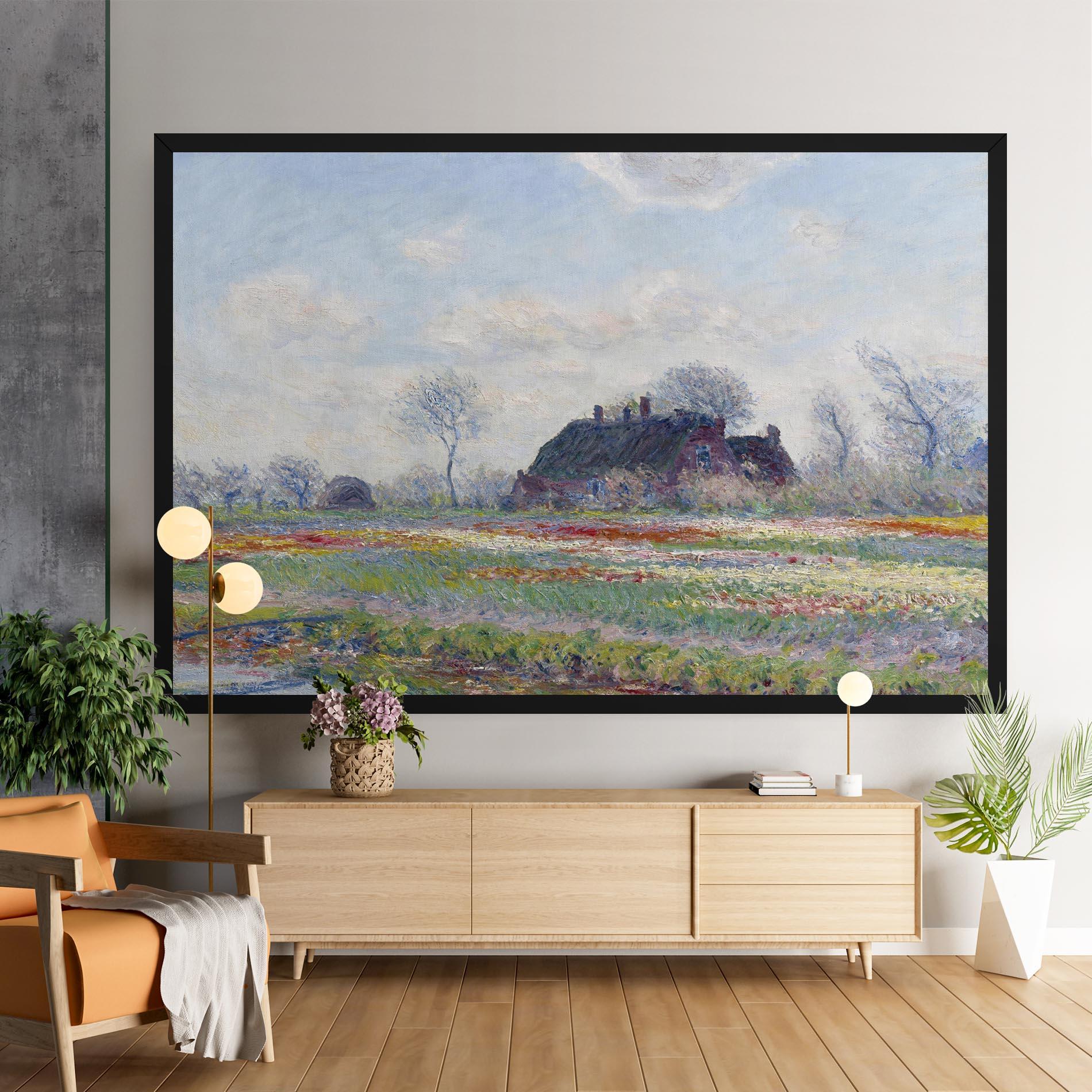 Leinwandbild Tulip Fields At Sassenheim mockup 9