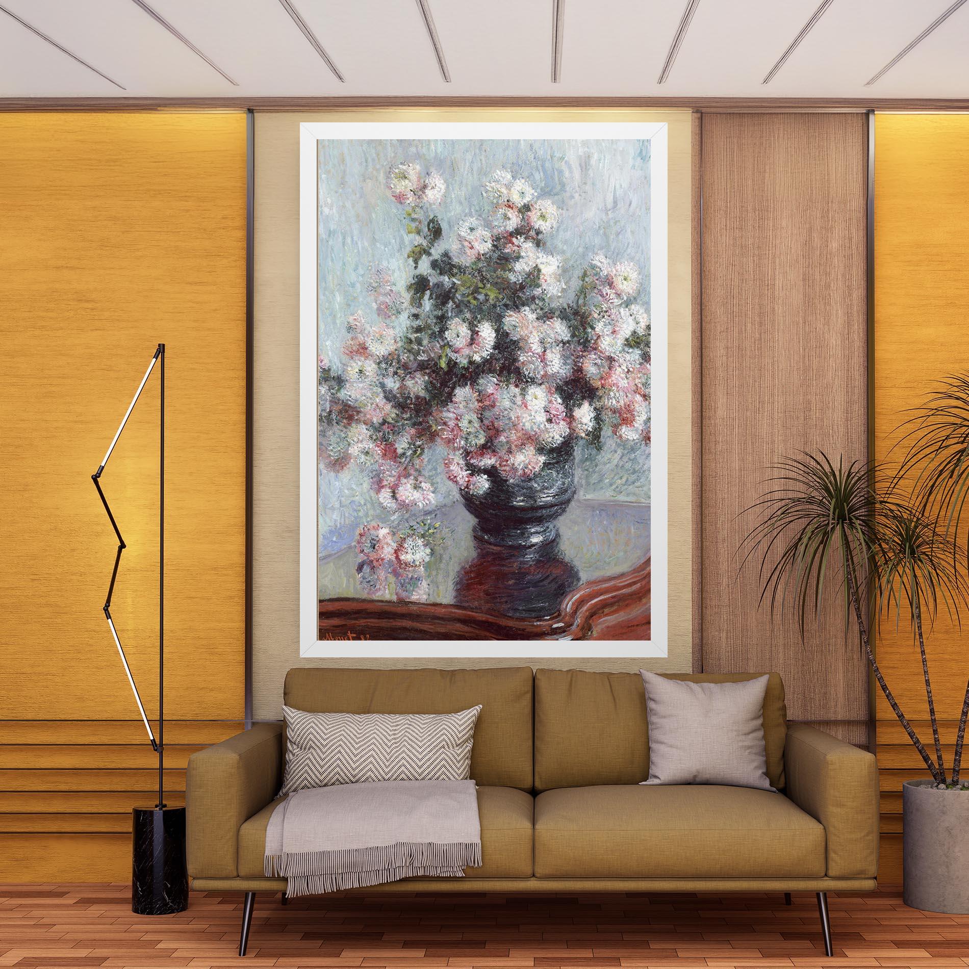 Leinwandbild Chrysanthemums mockup 9