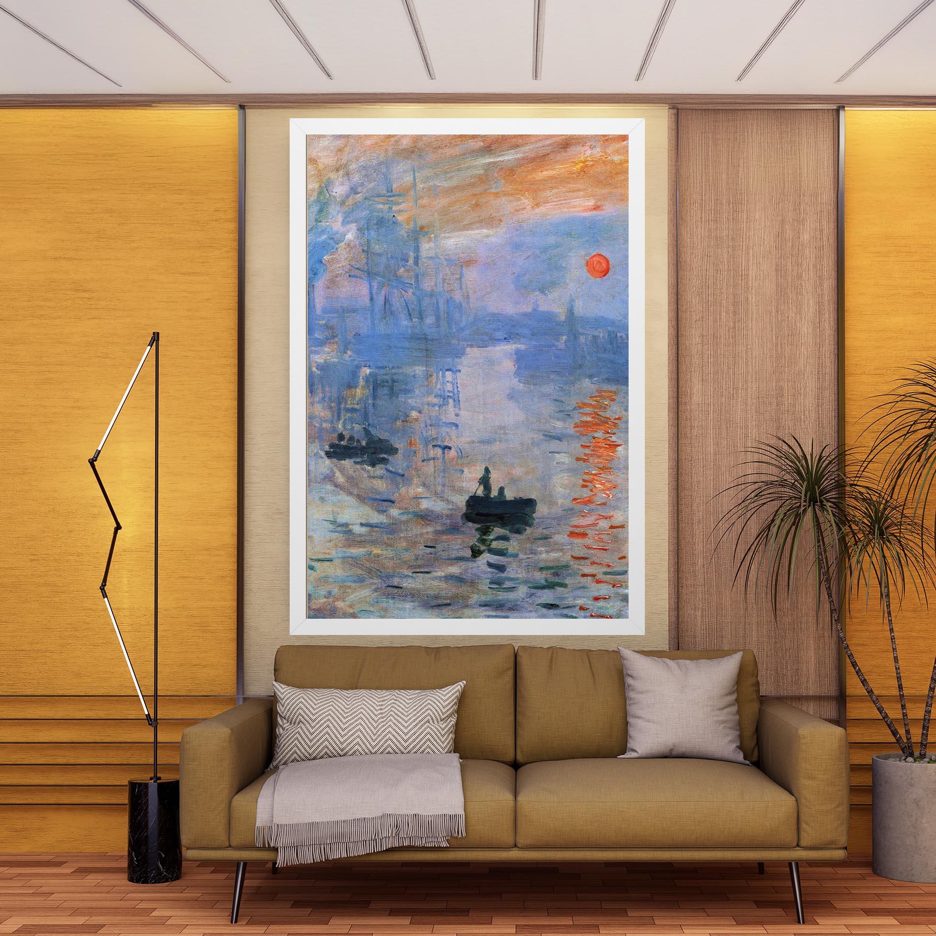 Leinwandbild Sunrise Painting mockup 9