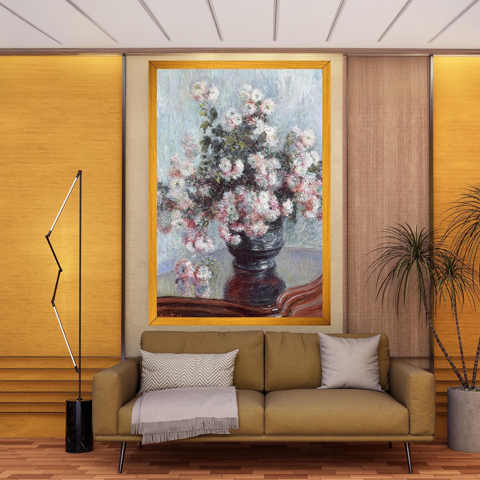 Leinwandbild Chrysanthemums mockup 9