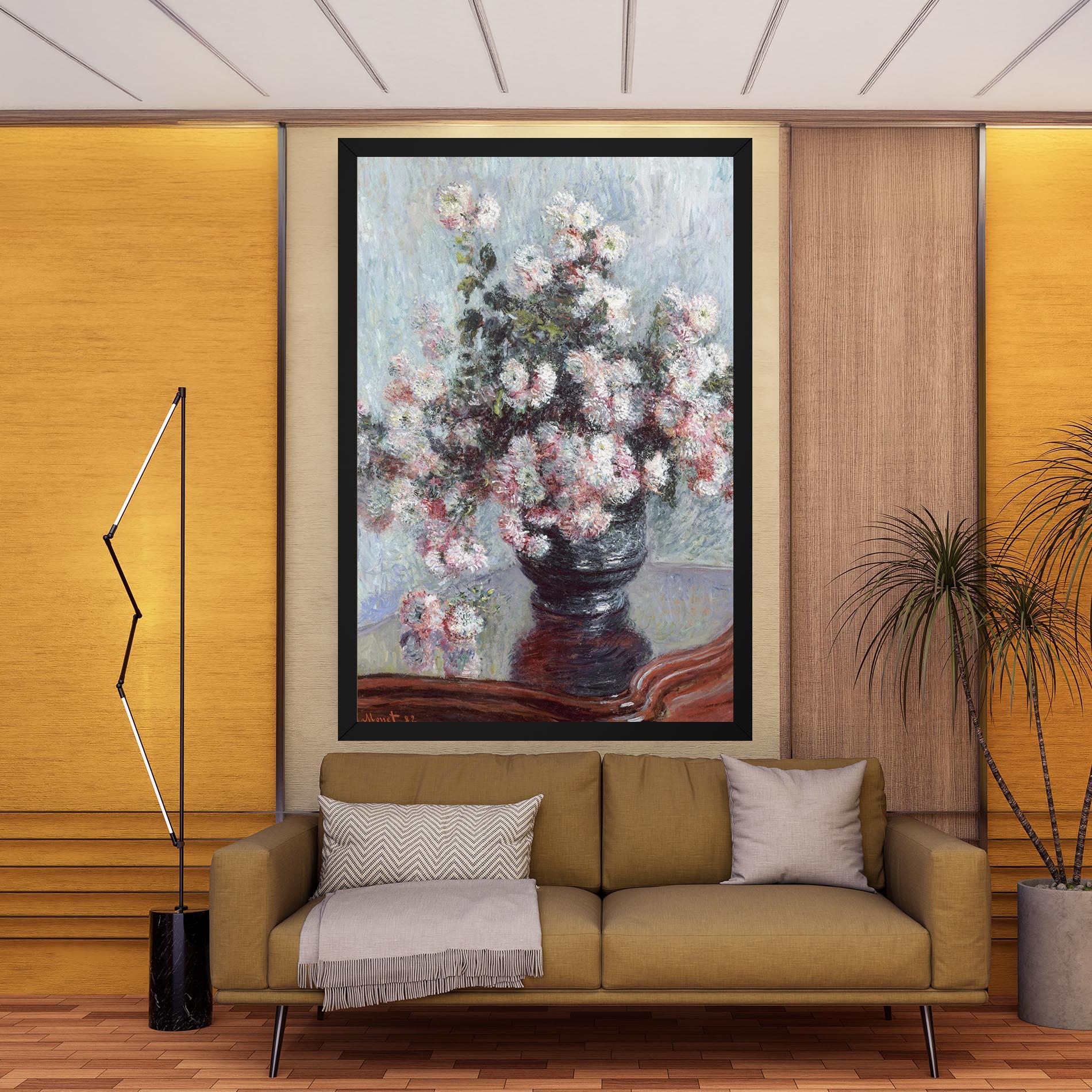 Leinwandbild Chrysanthemums mockup 9