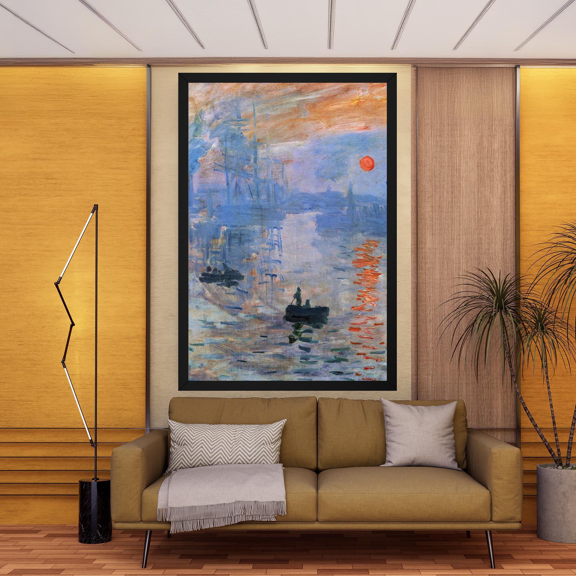 Leinwandbild Sunrise Painting mockup 9