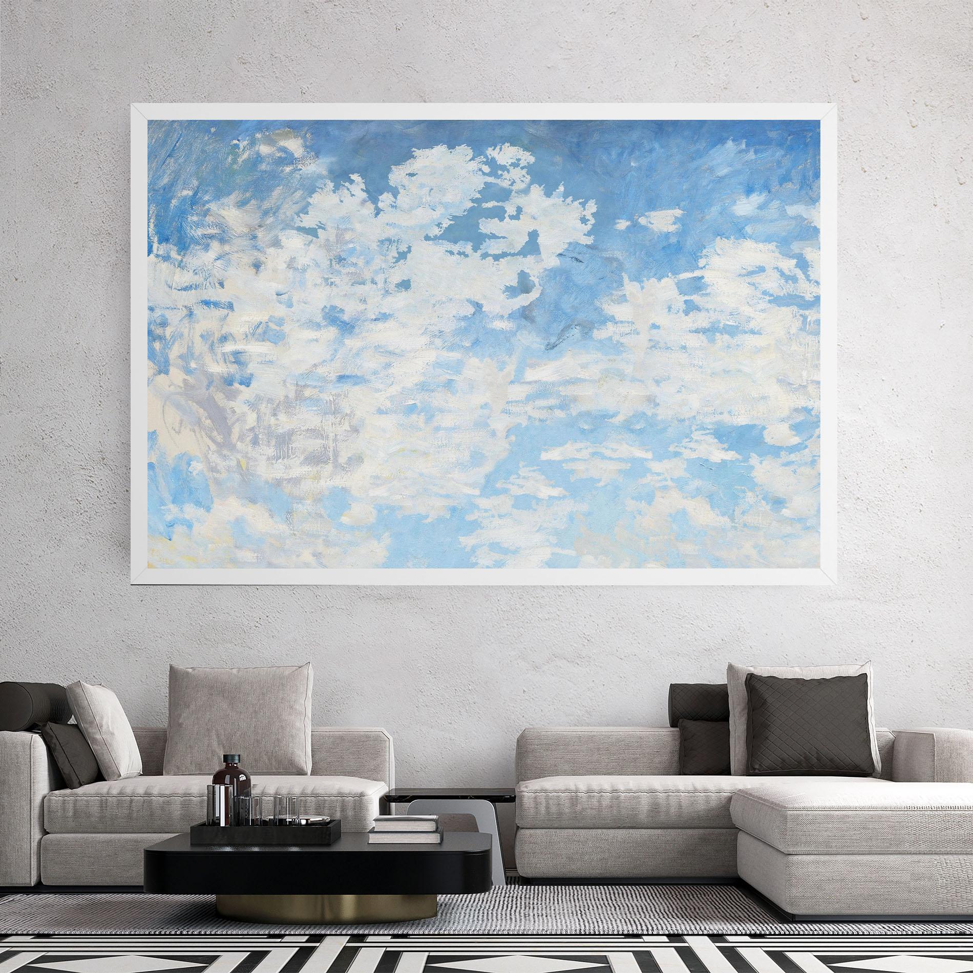 Leinwandbild Clouds Monet mockup 2