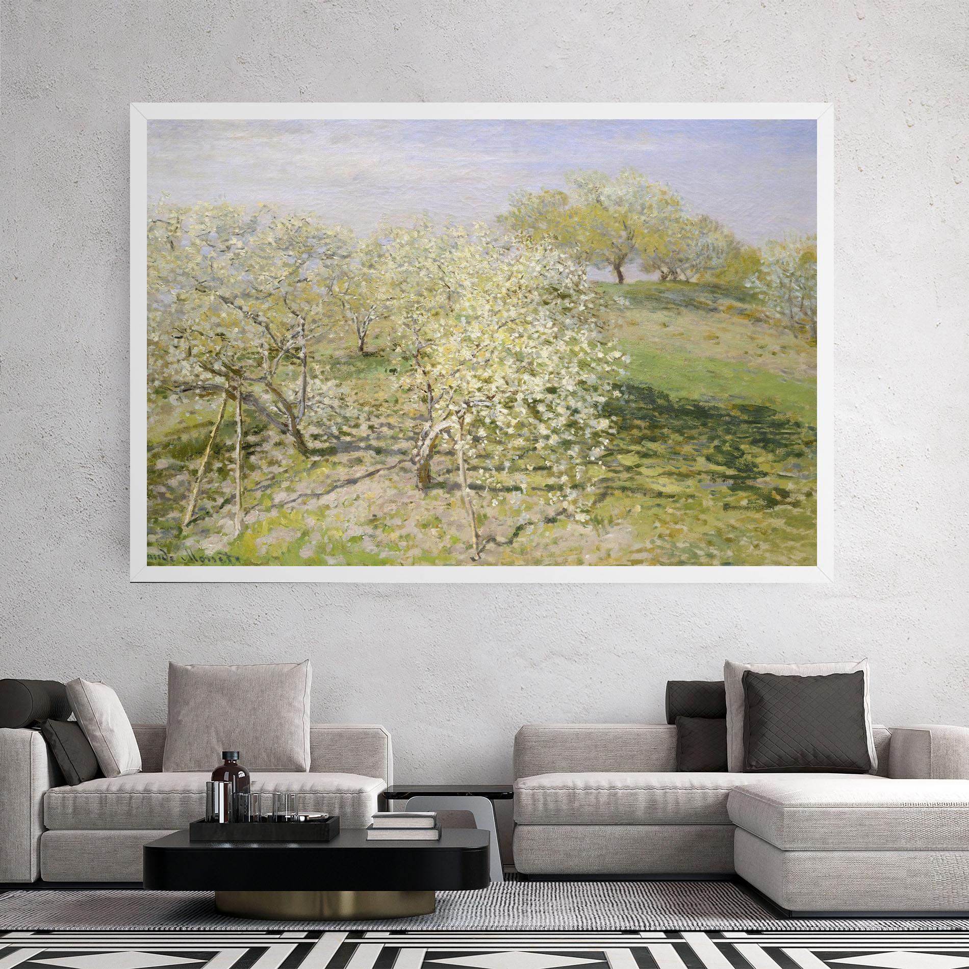 Leinwandbild Fruit Trees In Bloom mockup 2