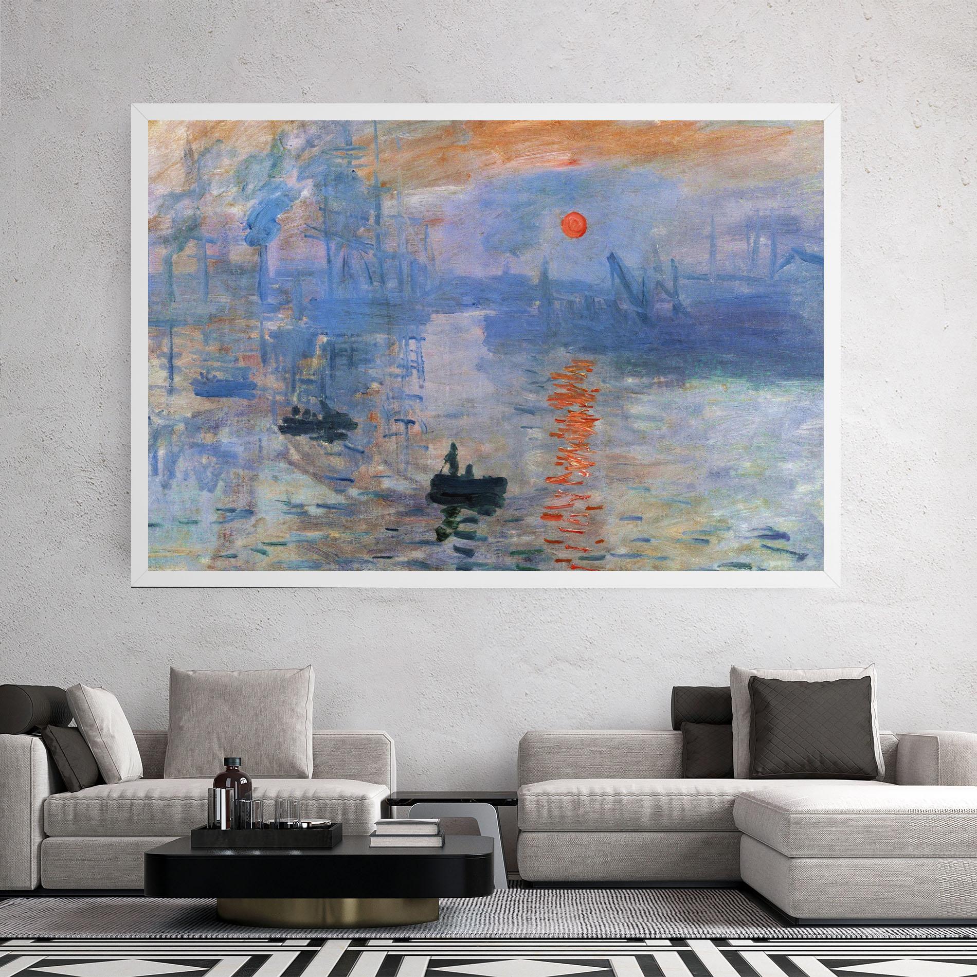 Leinwandbild Monet Impressionist mockup 2