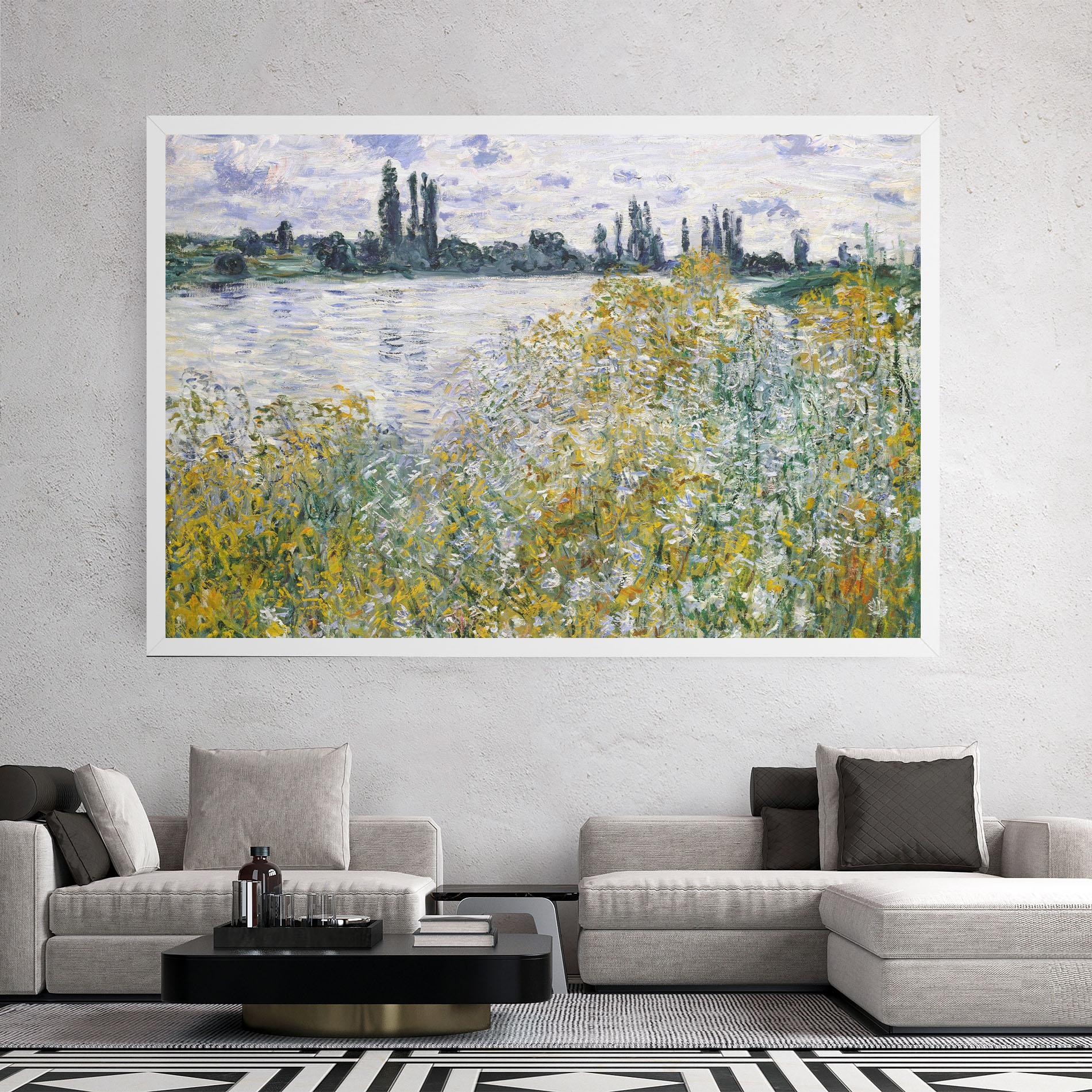 Leinwandbild Near Vetheuil mockup 2