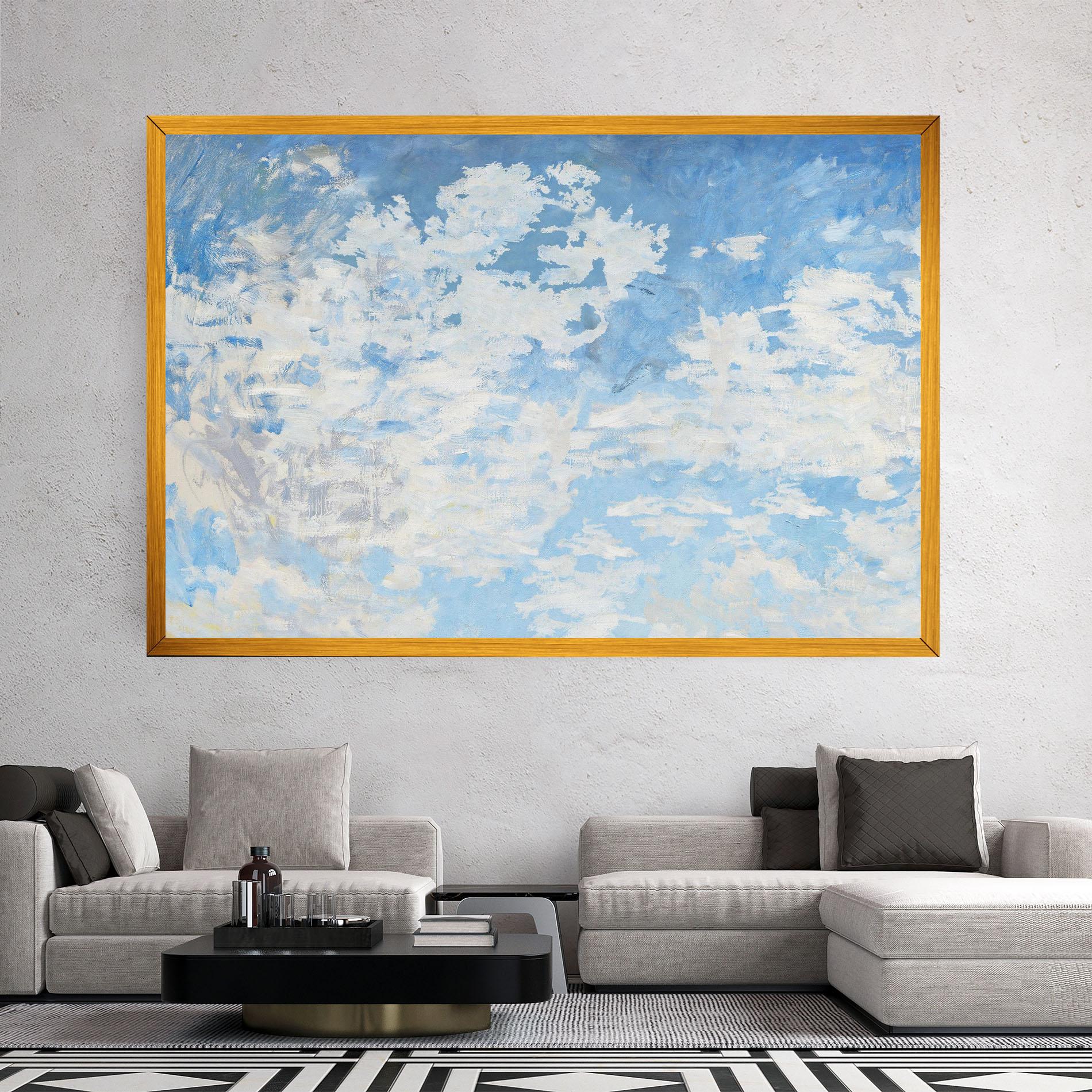 Leinwandbild Clouds Monet mockup 2
