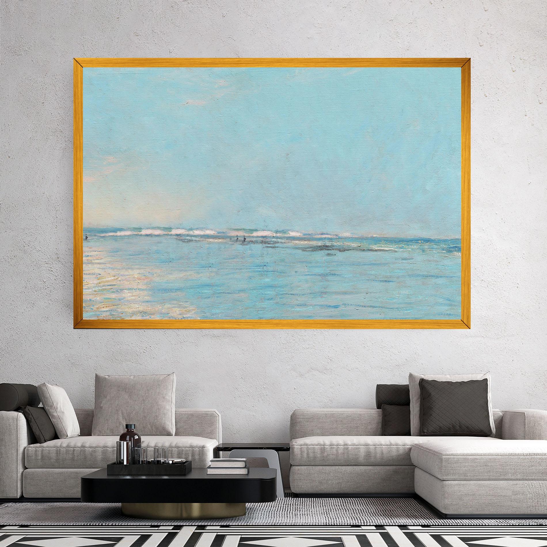 Leinwandbild Monet's Beach mockup 2