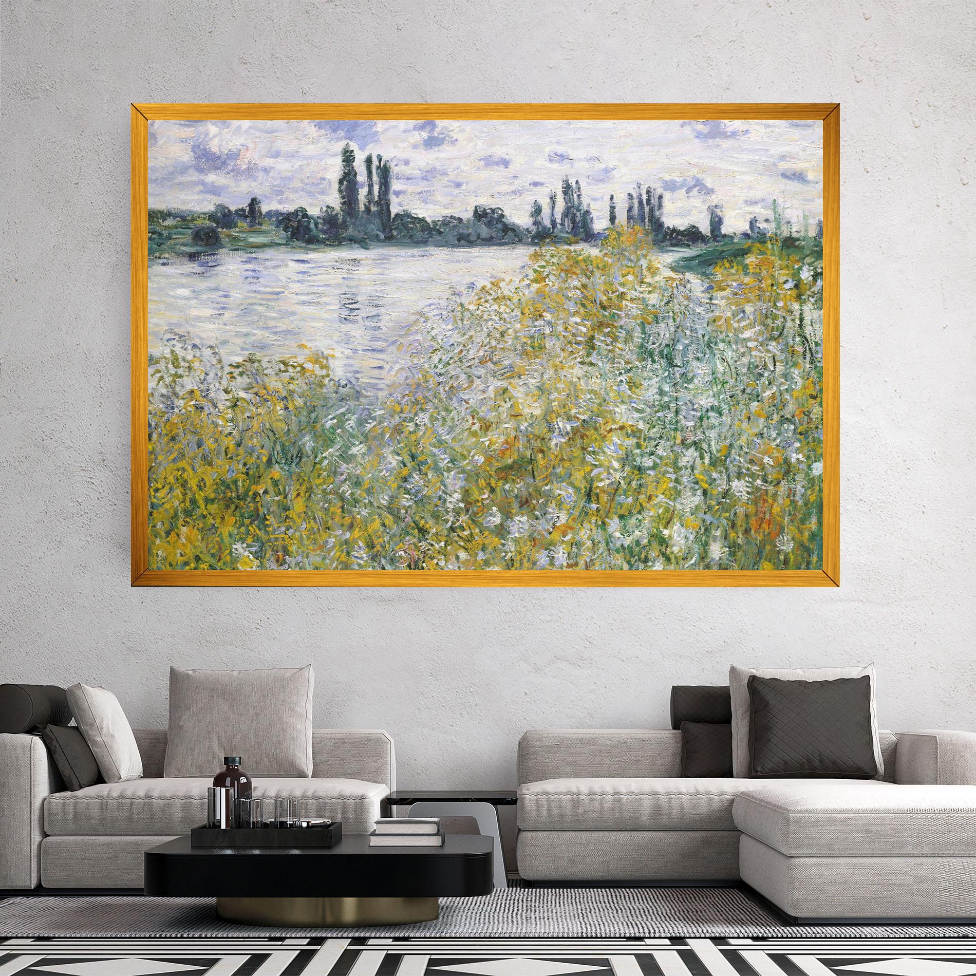 Leinwandbild Near Vetheuil mockup 2