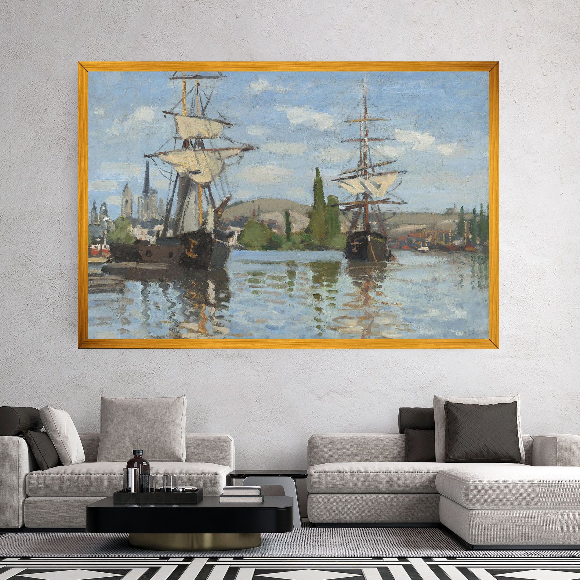 Ships At Rouen mockup 2