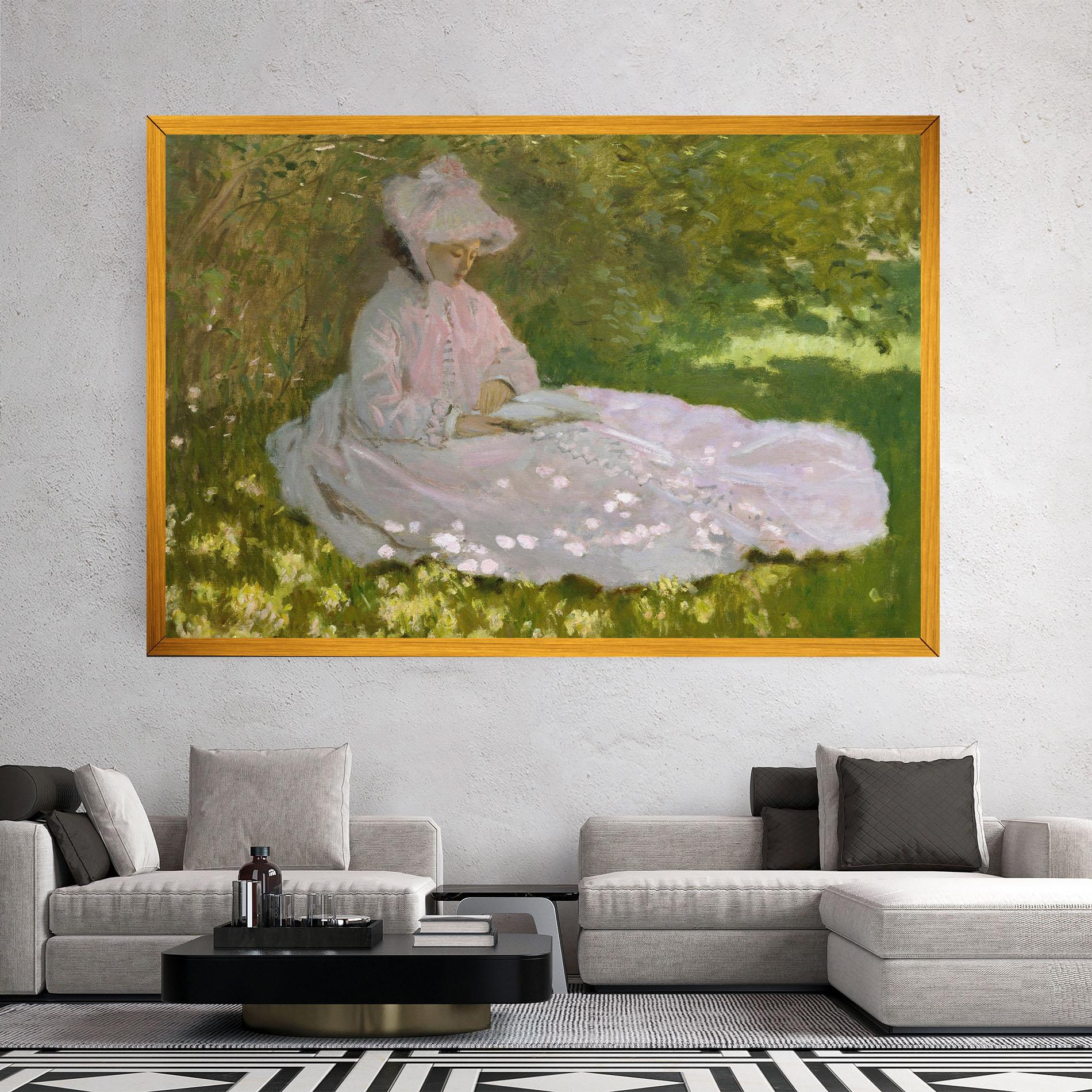 Leinwandbild Springtime mockup 2